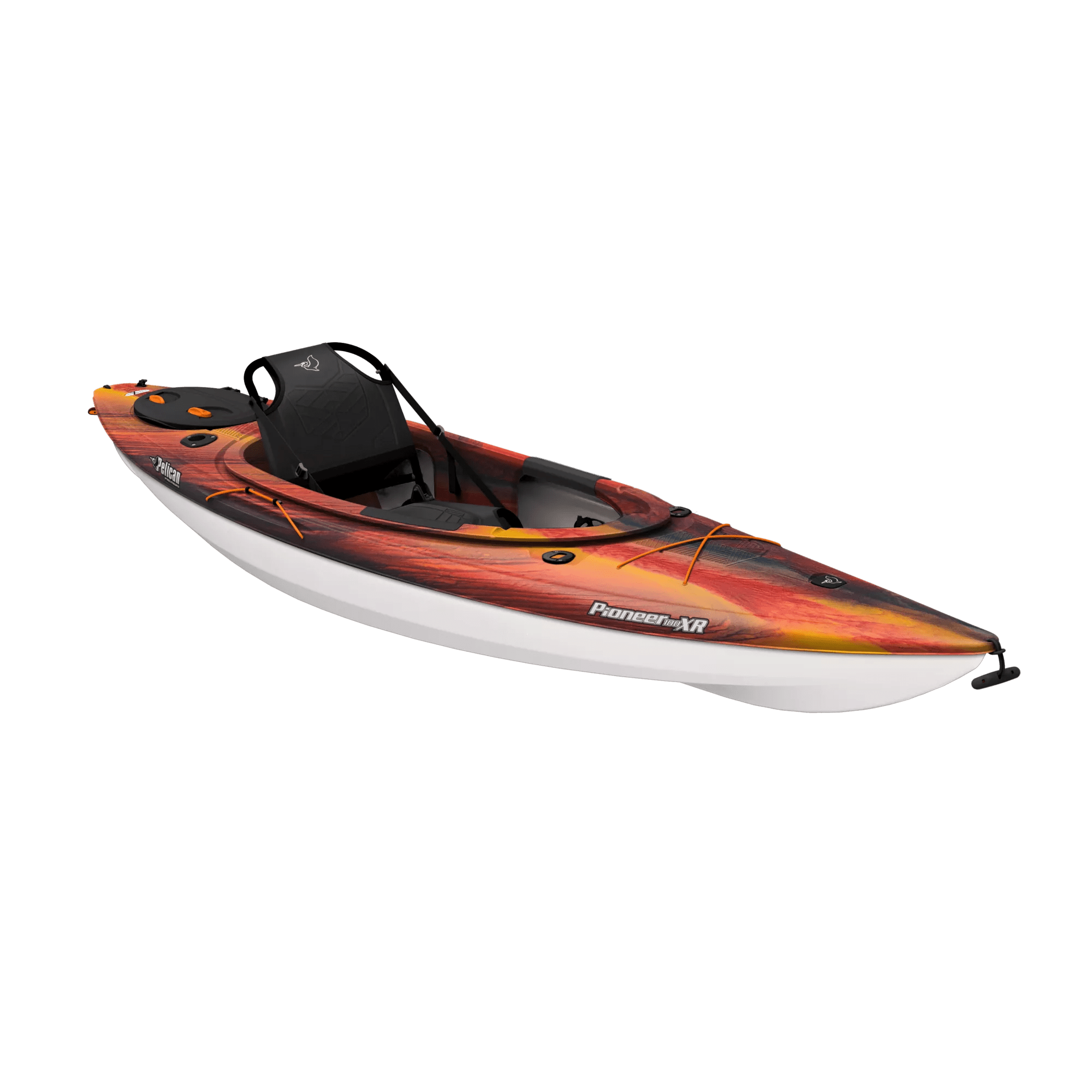 PELICAN - Pioneer 100XR Recreational Kayak with Paddle - Orange - MDP10P102 - ISO 