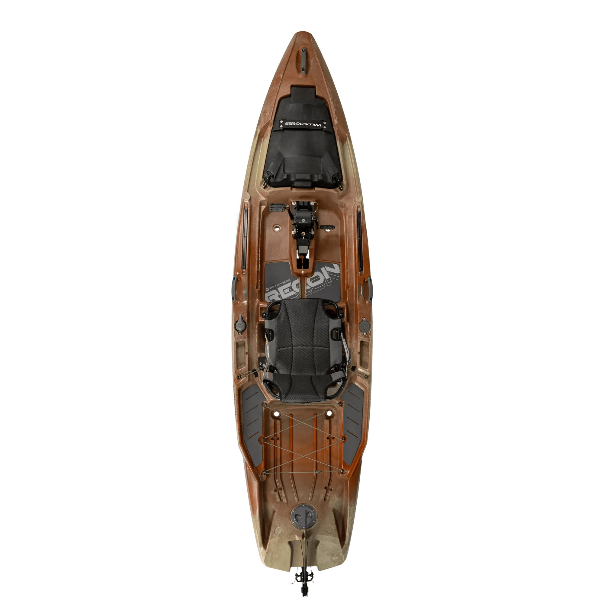 WILDERNESS SYSTEMS - Kayak de pêche RECON 120 HD avec siège AirPro ACES - Brown - 9751094203 - TOP