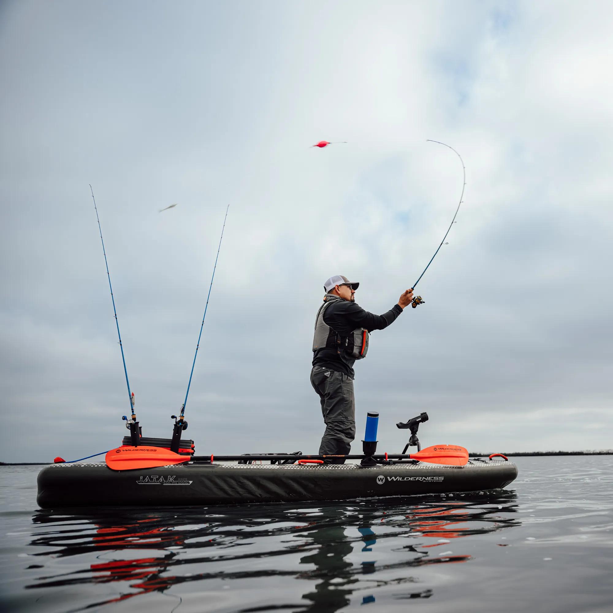 WILDERNESS SYSTEMS - Pagaie de kayak Alpha Glass Angler de 240 cm à 260 cm - Orange - 8070210 - LIFE STYLE 3