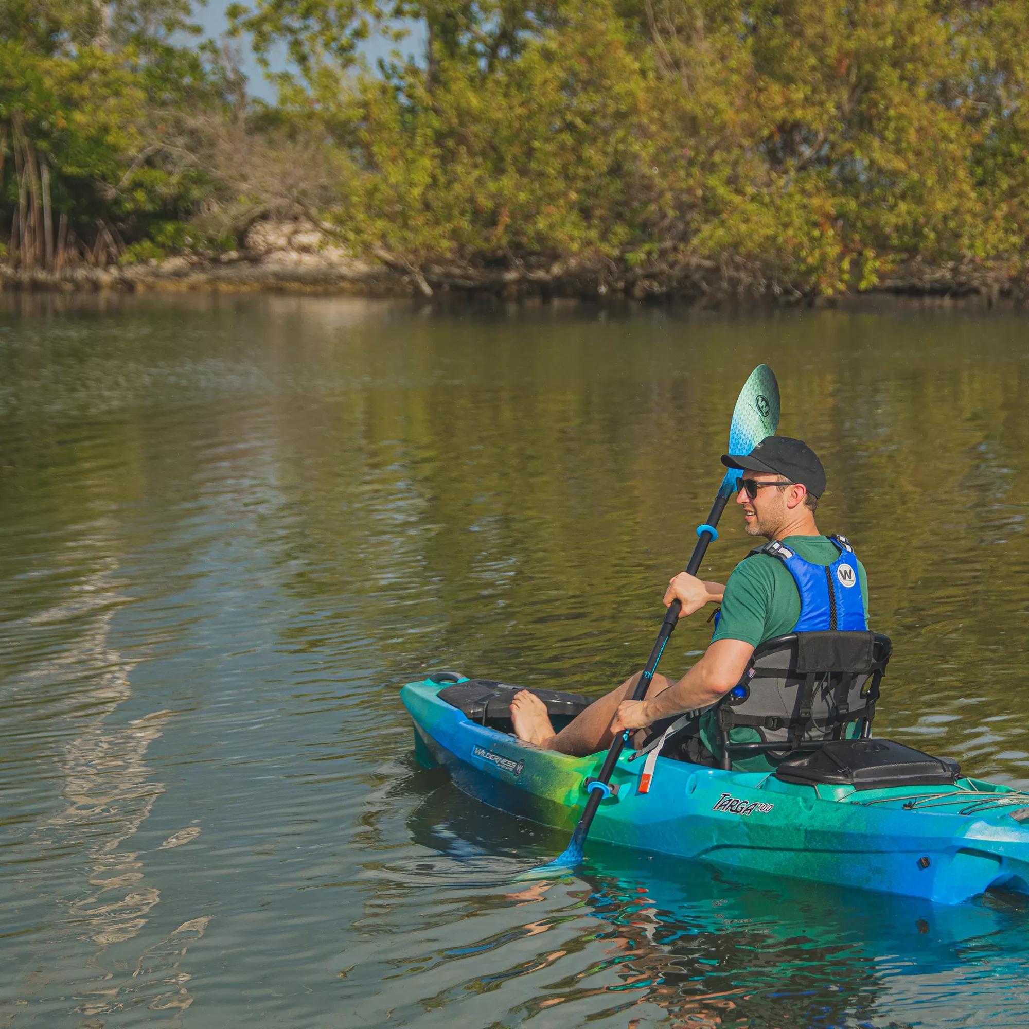 WILDERNESS SYSTEMS - Targa 100 Recreational Kayak - Blue - 9751121142 - LIFE STYLE 3