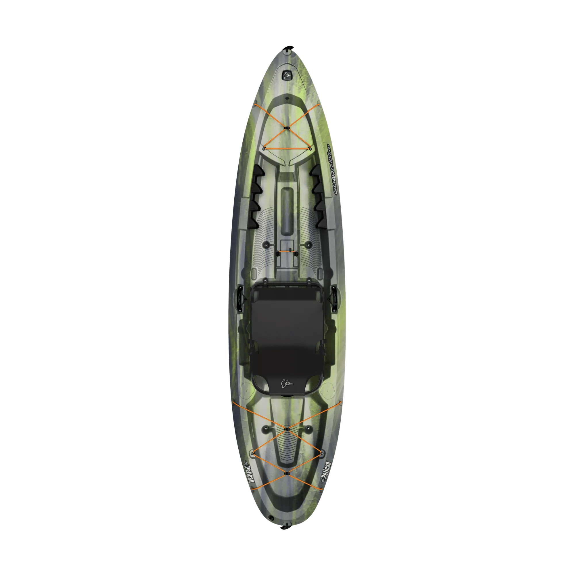 PELICAN - Guard 100XP Fishing Kayak - Grey - MGF10P403 - TOP
