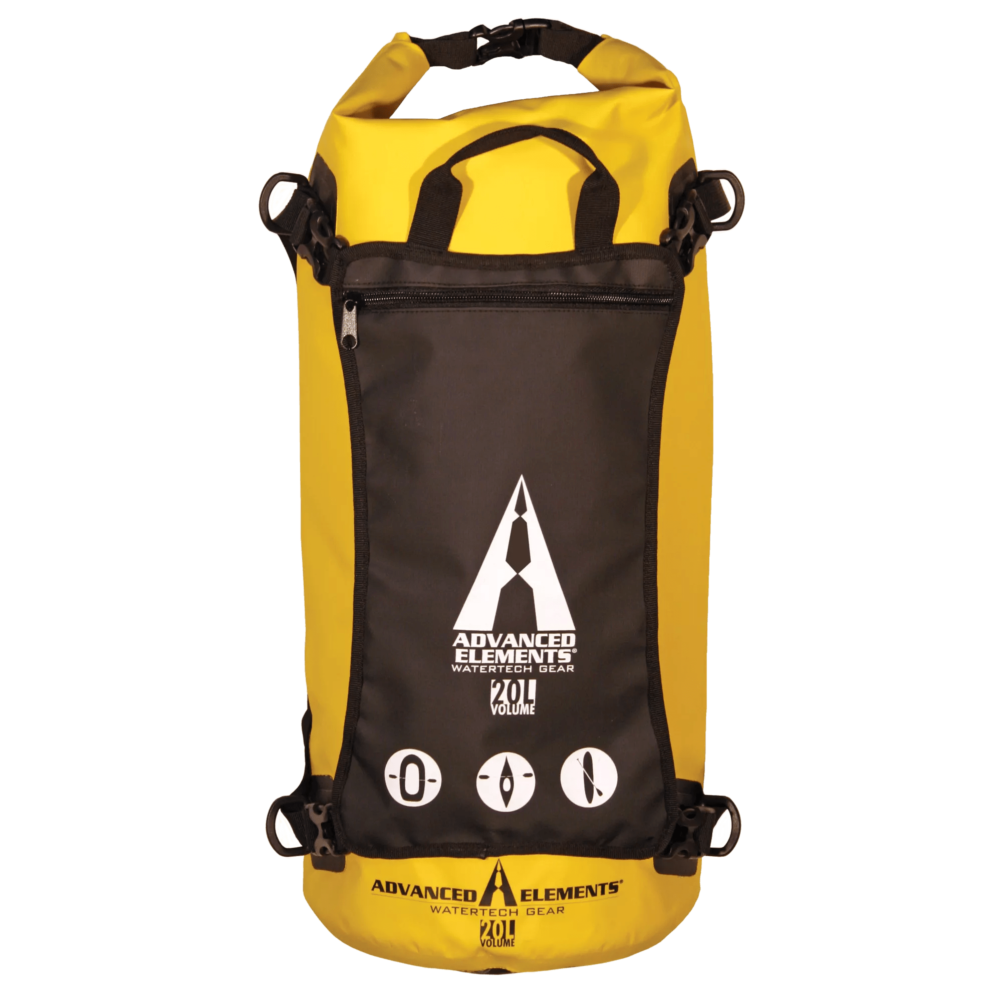 ADVANCED ELEMENTS - StashPak™ Rolltop Dry Bags - 20L - Yellow - AE3507 - ISO 