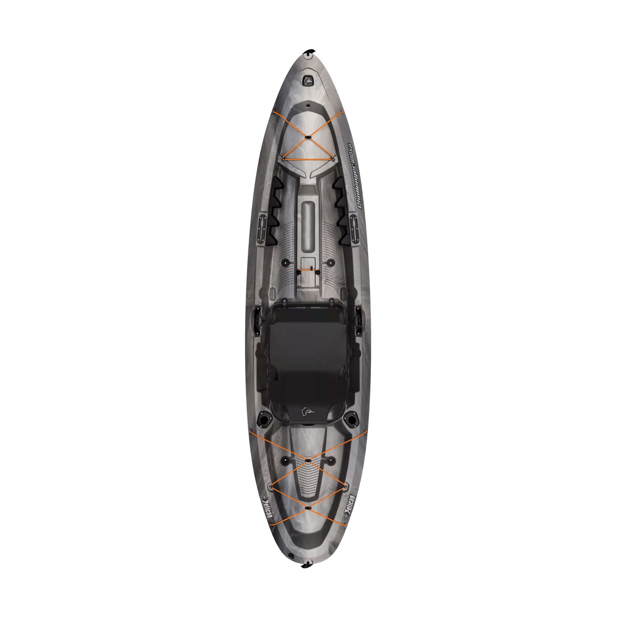 PELICAN - Kayak de pêche CHALLENGER 100XP - Grey - MGF10P503 - TOP