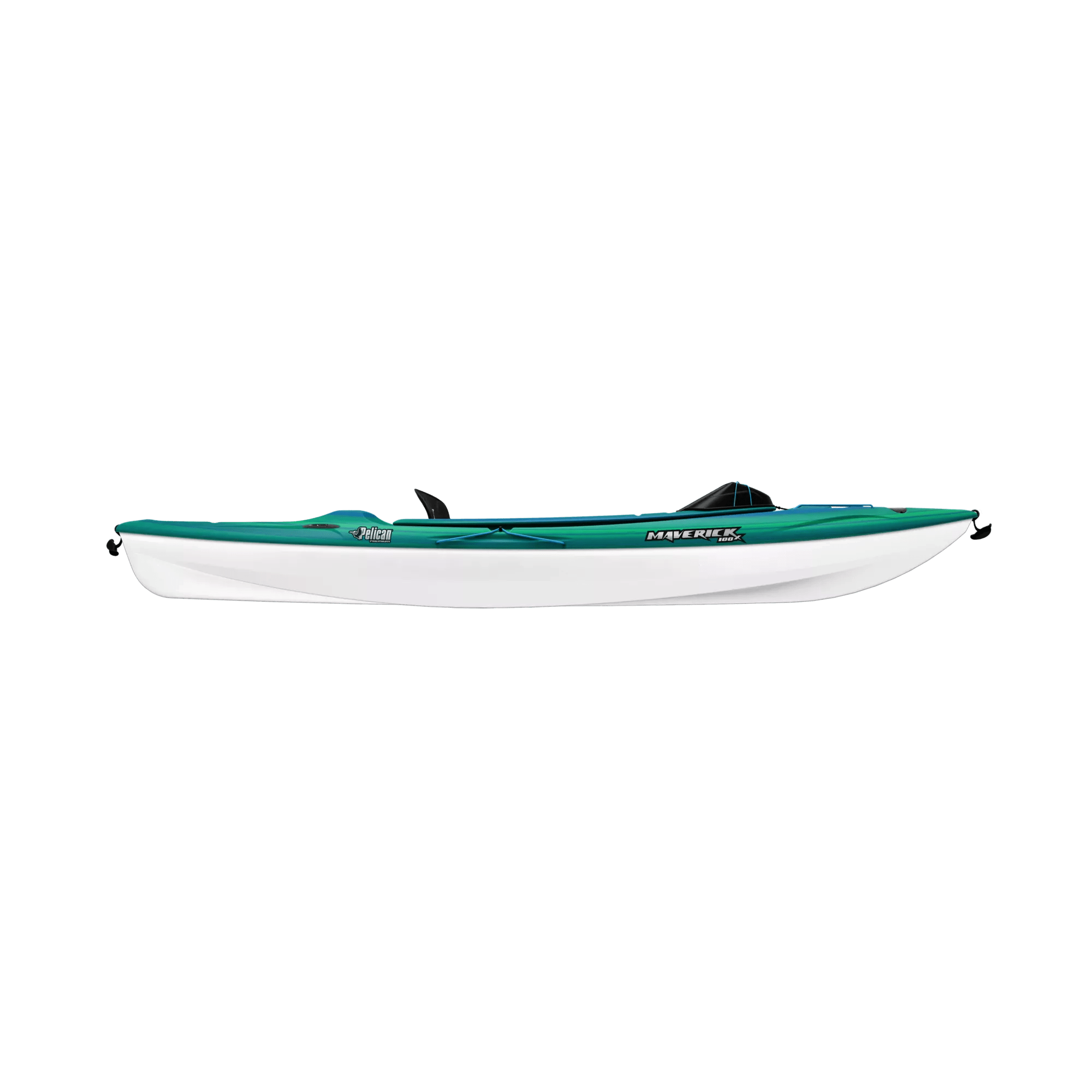 PELICAN - Maverick 100X Recreational Kayak - Blue - KAP10P304 - SIDE