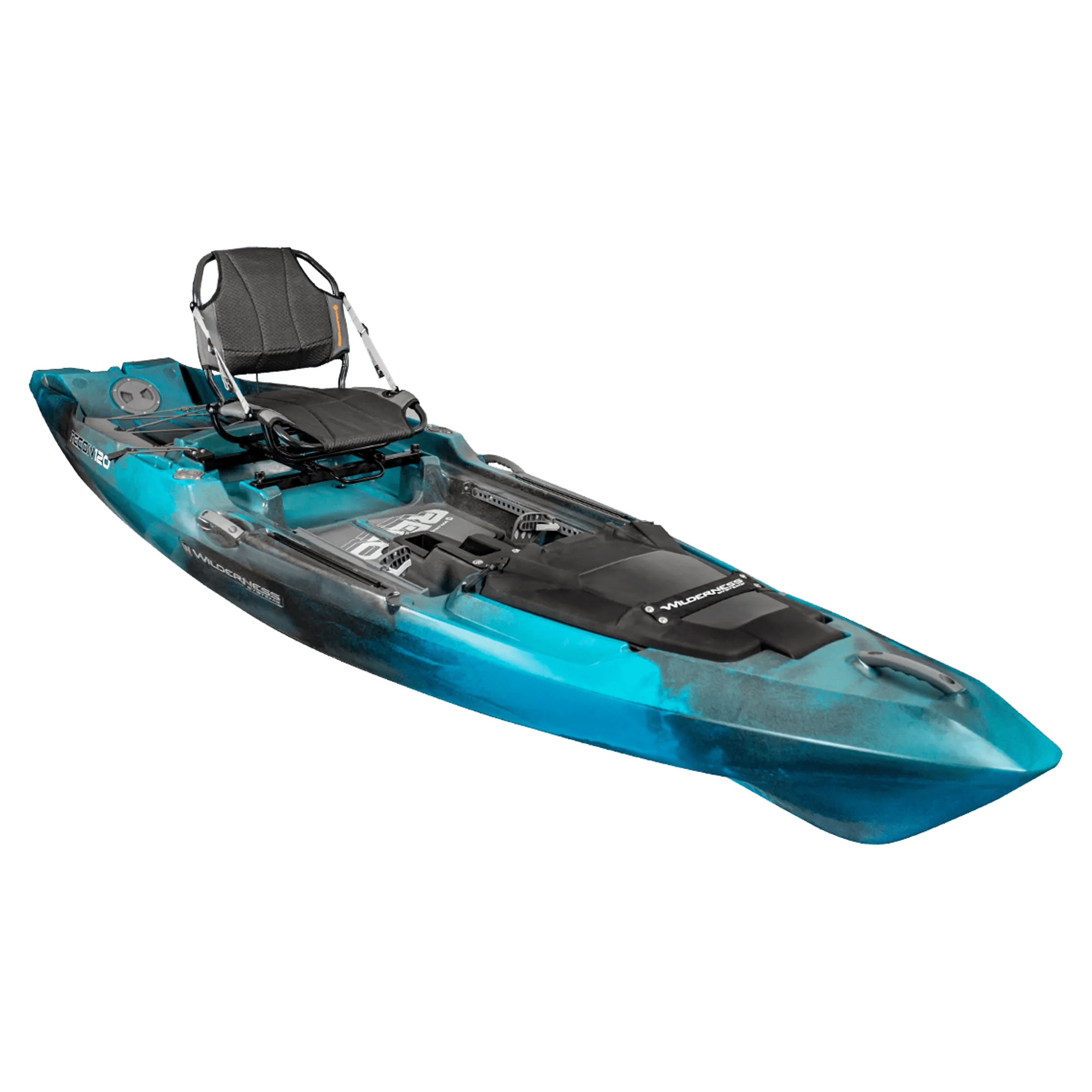 WILDERNESS SYSTEMS - Recon 120 Fishing Kayak - Blue - 9751100110 - ISO 