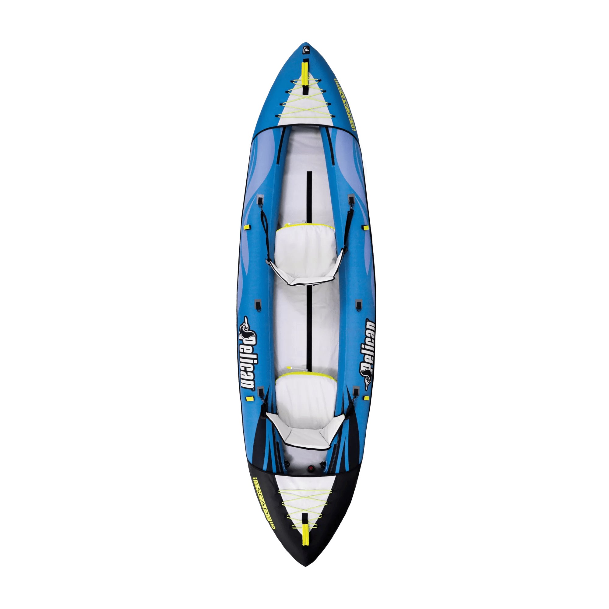 PELICAN - Kayak récréatif convertible tandem gonflable iESCAPE 110 - Blue - MMG11P104 - TOP