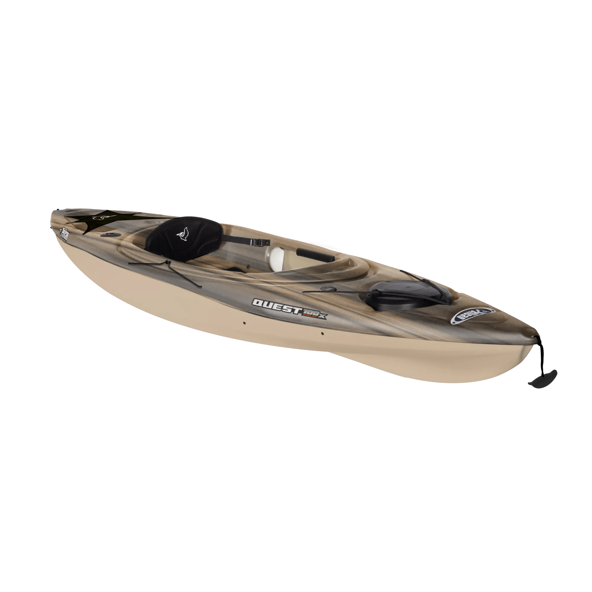 PELICAN - Kayak de pêche Quest 100X Angler - Black - KFF10P260 - ISO