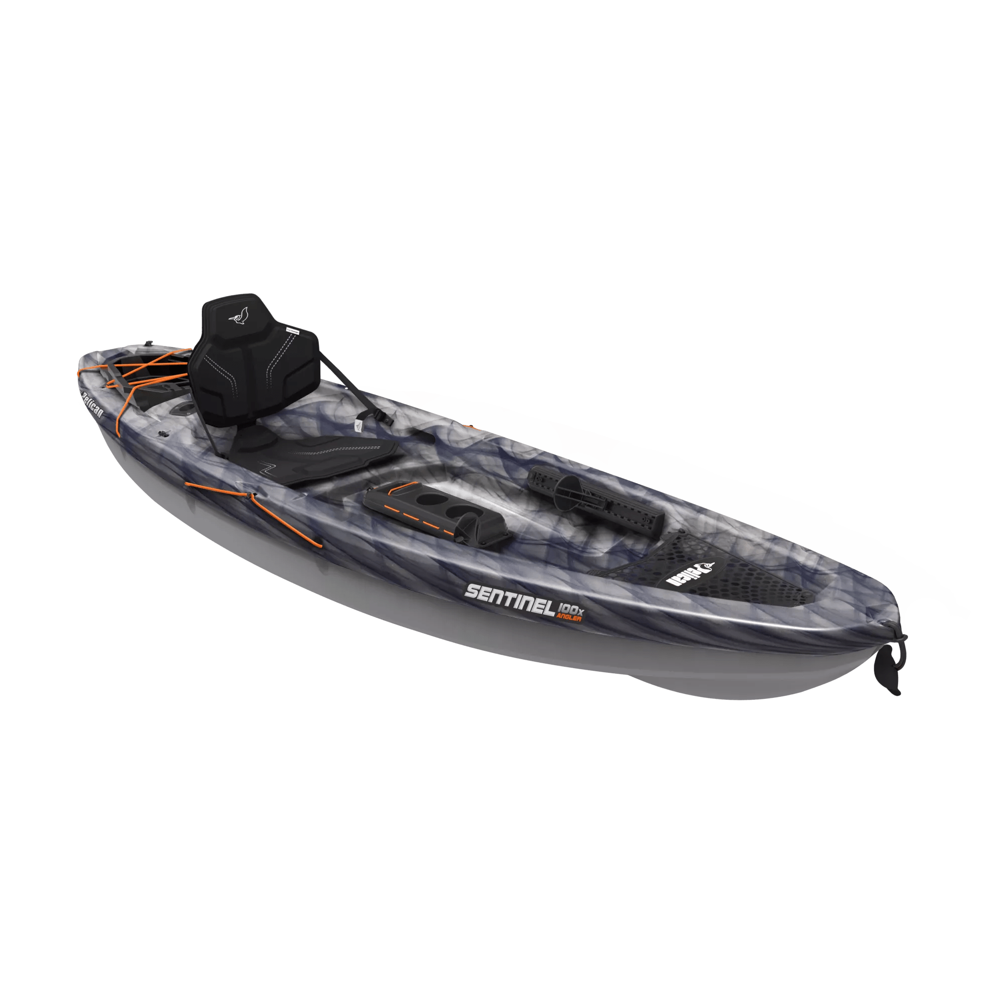 PELICAN - Kayak de pêche Sentinel 100X Angler - Black - MBF10P104-00 - ISO