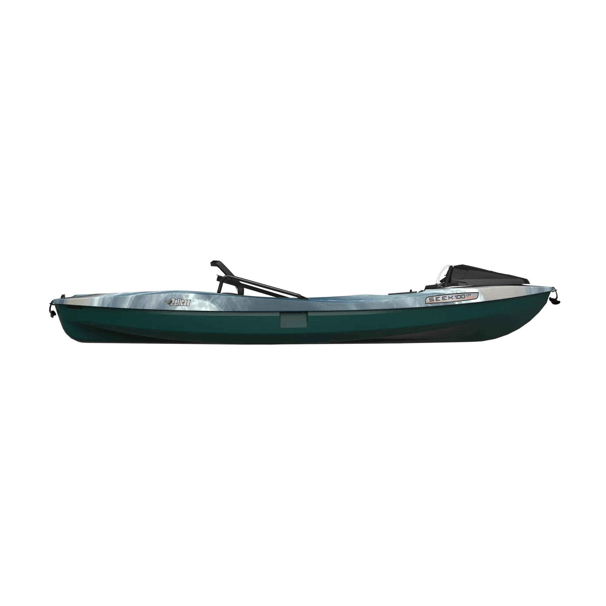 PELICAN - SEEK 100XP Angler Fishing Kayak - Grey - MKL10P505-00 - SIDE