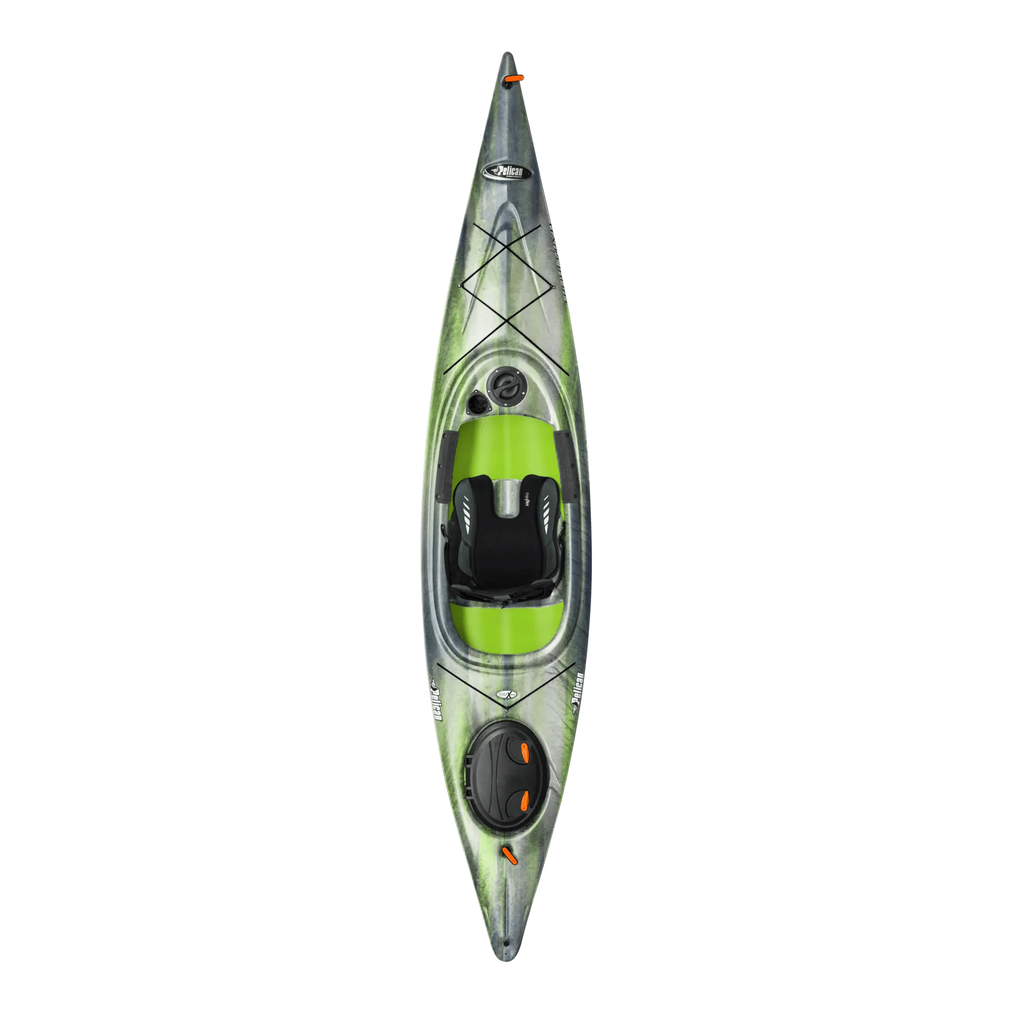 PELICAN - Sprint 120XR Performance Kayak - Grey - KNP12P204-00 - TOP