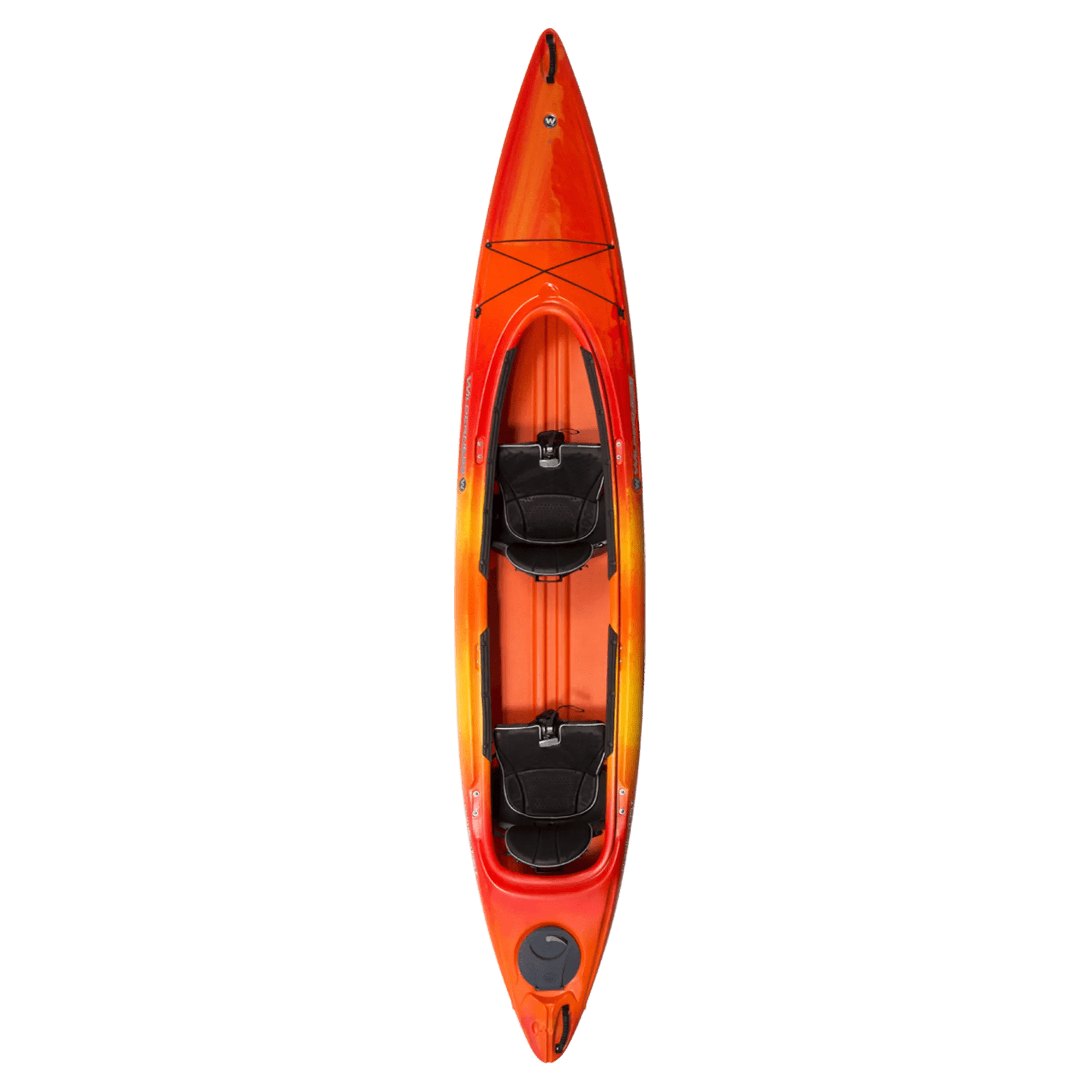 WILDERNESS SYSTEMS - Pamlico 135T Recreational Kayak - Orange - 9730355054 - TOP