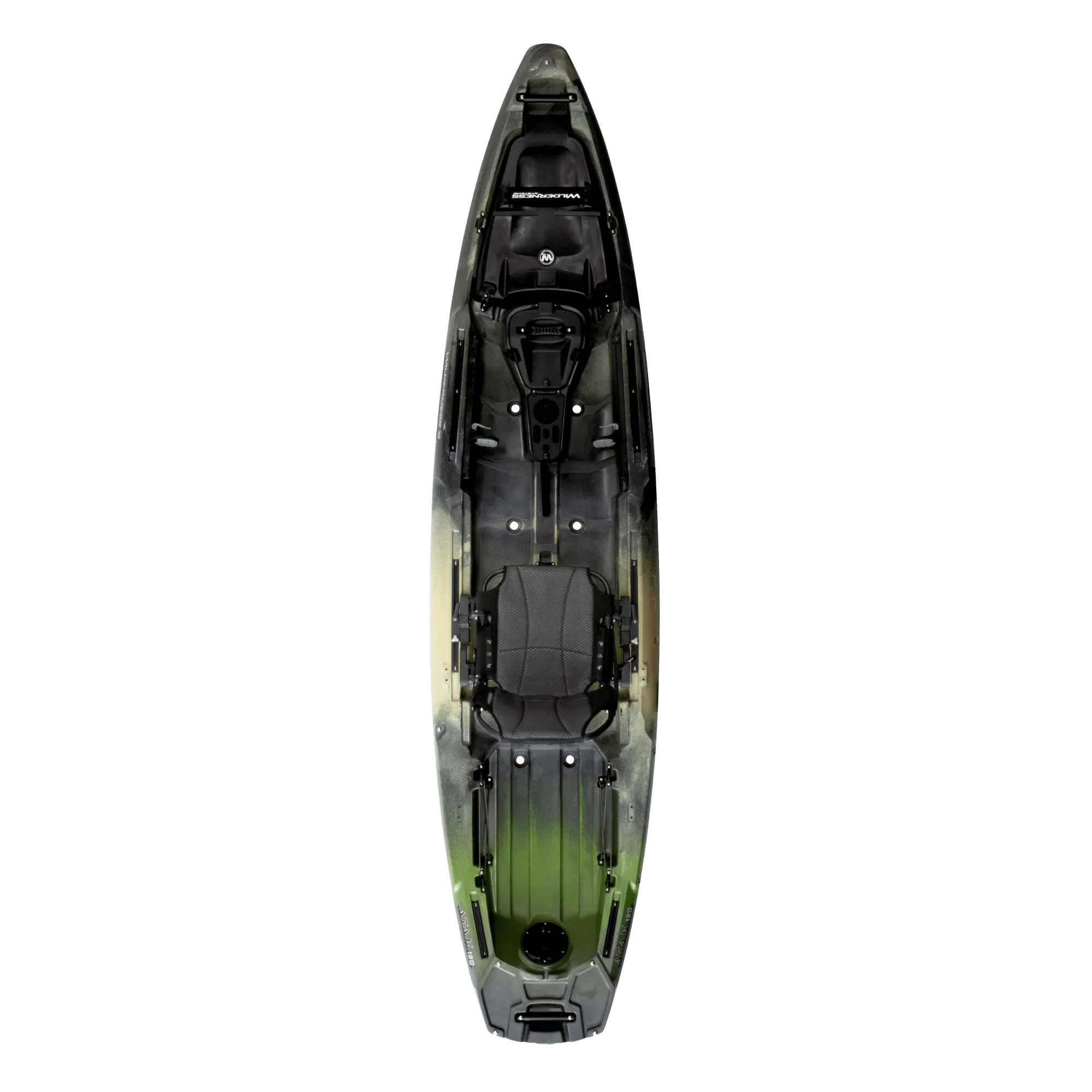 WILDERNESS SYSTEMS - Kayak de pêche A.T.A.K. 120 - Black - 9750917182 - TOP