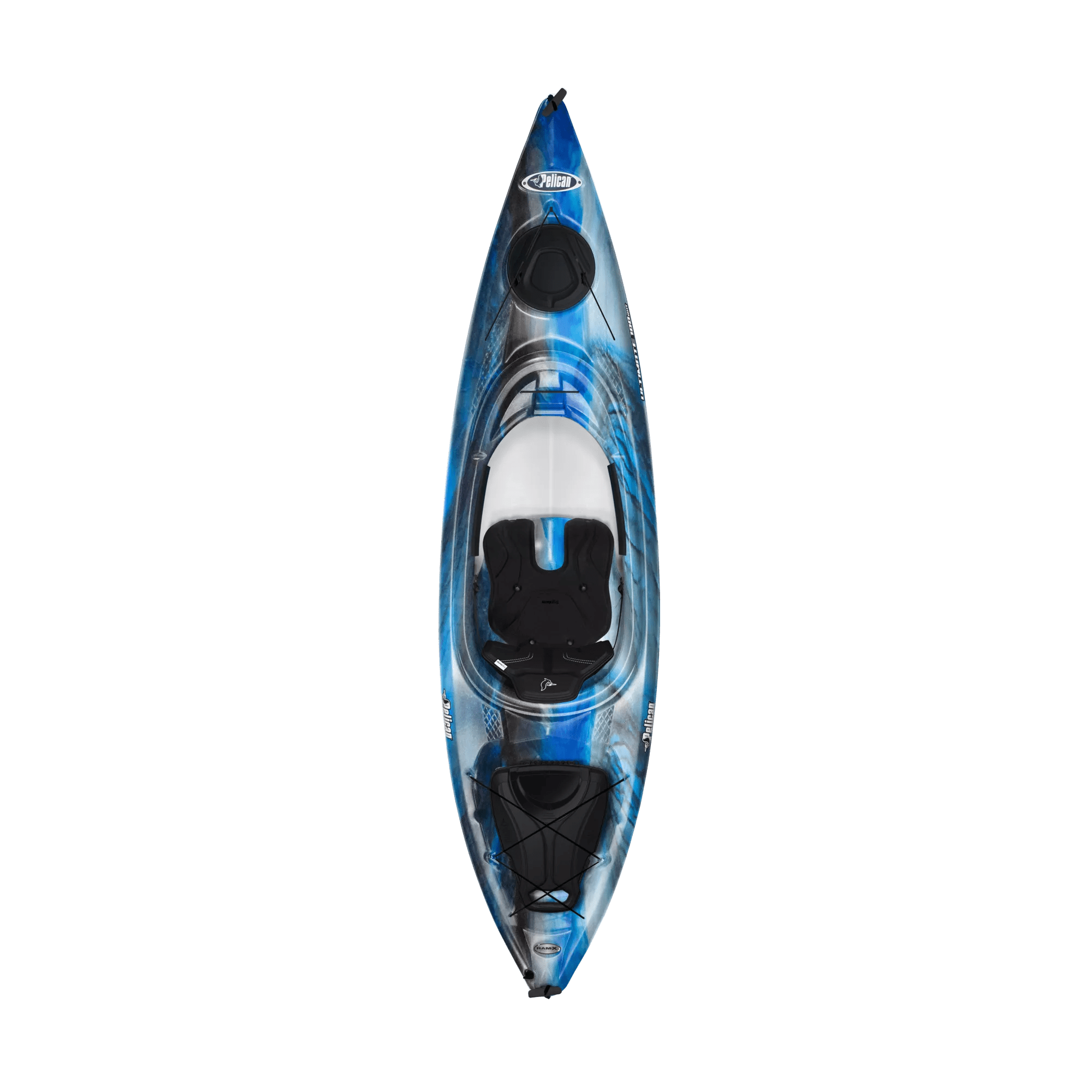 PELICAN - Ultimate 100NXT Recreational Kayak - Grey - KYF10P600 - TOP