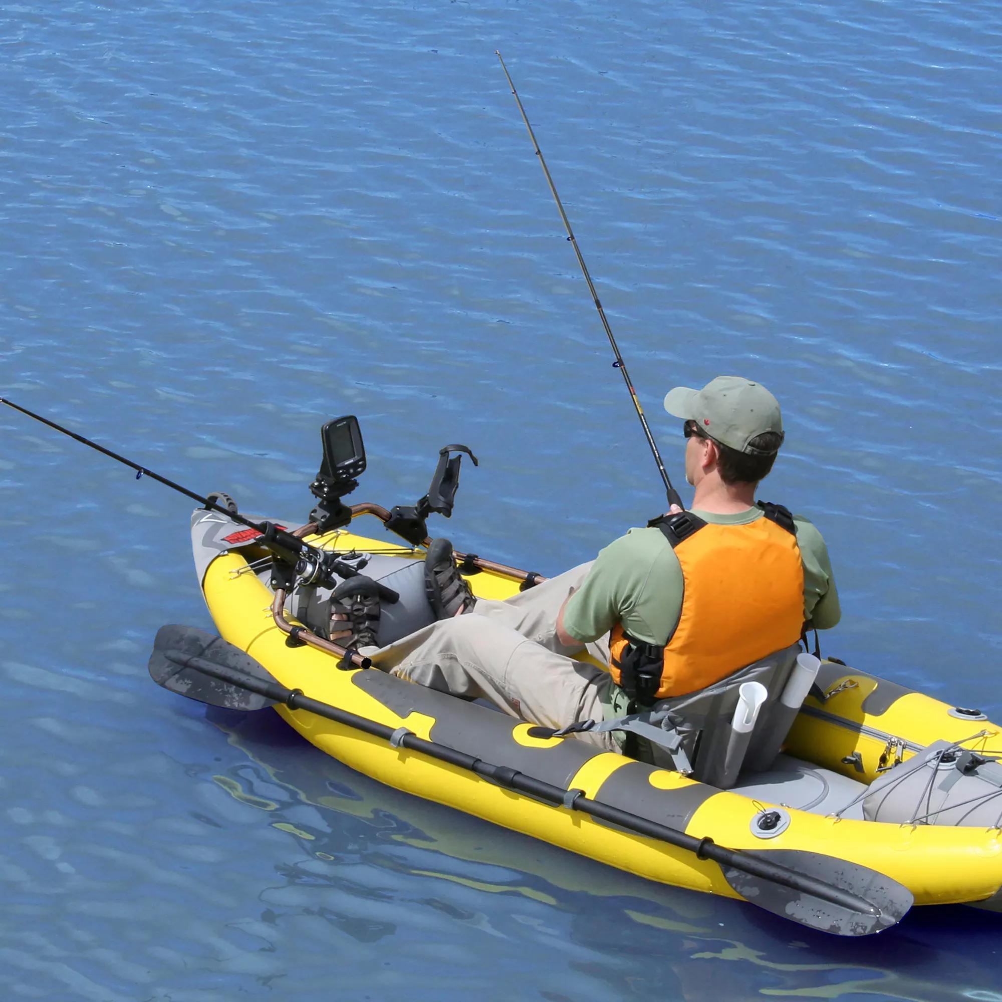 ADVANCED ELEMENTS - Kayak de pêche StraitEdge sans pompe - Yellow - AE1006-ANG - LIFE STYLE 1