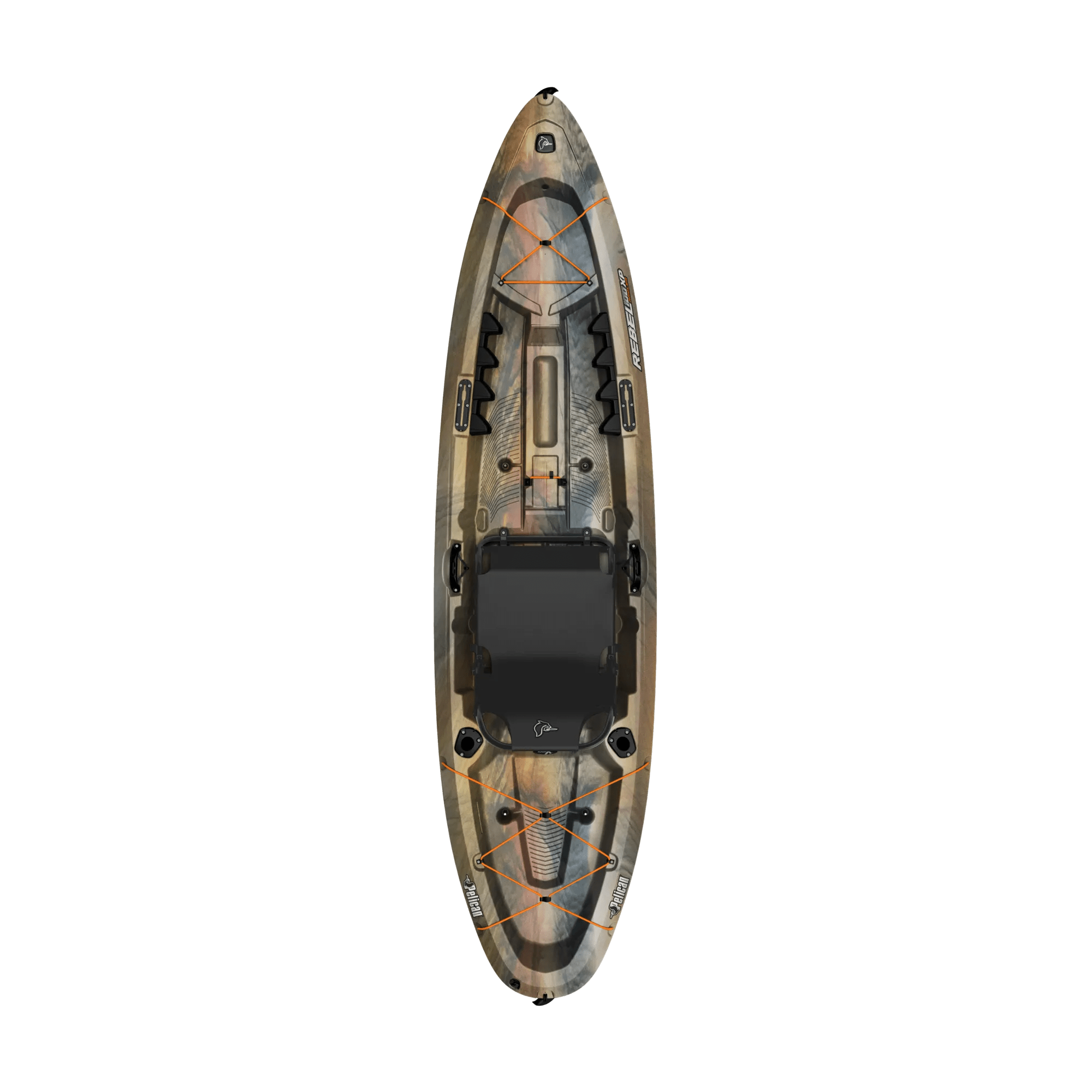 PELICAN - Rebel 100XP Angler Fishing Kayak - Grey - MGL10P505 - TOP