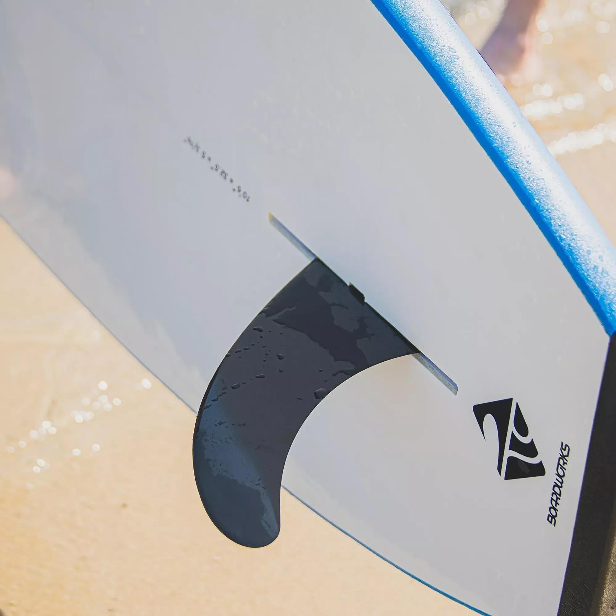 BOARDWORKS - Aileron Flexi Dauphin de planche longboard et de planche à pagaie de 9 po - Black - 848201015085 - LIFE STYLE 1