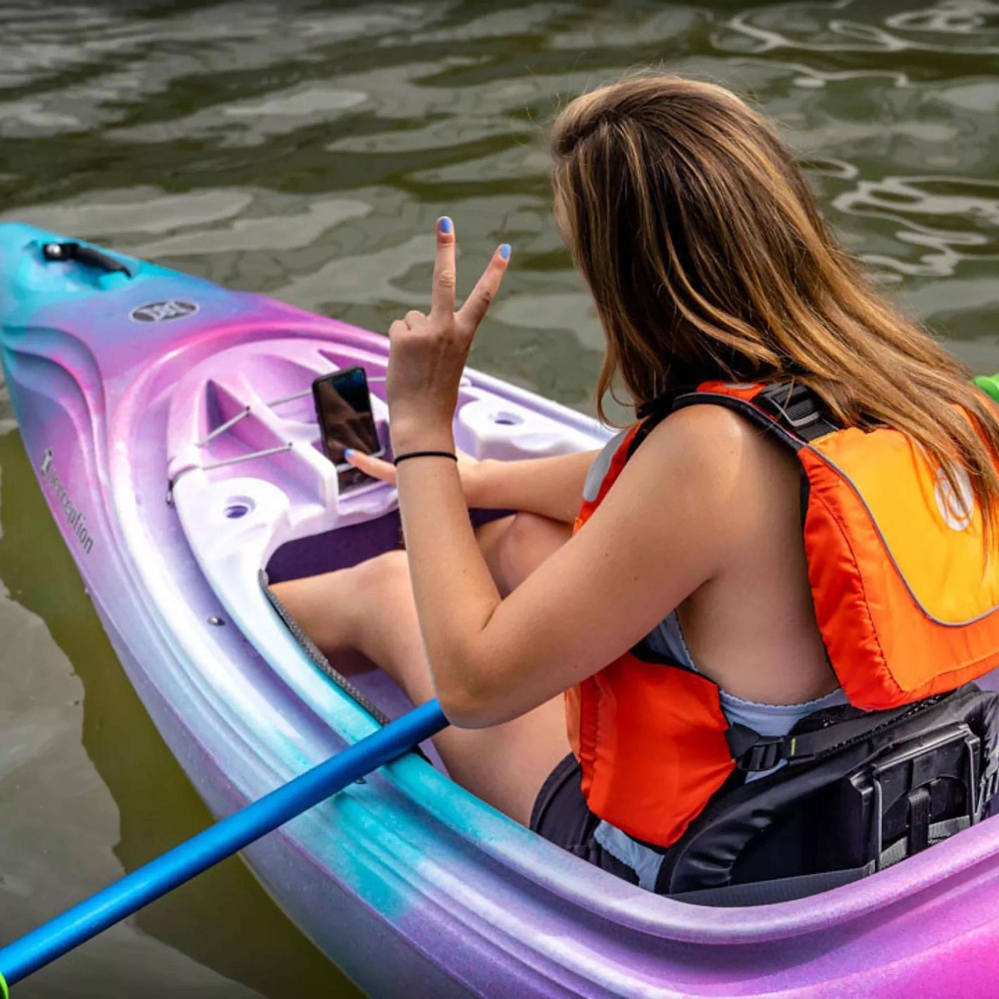 PERCEPTION - Joyride 12.0 Recreational Kayak - Discontinued color/model - Purple - 9331789173 - LIFE STYLE 2