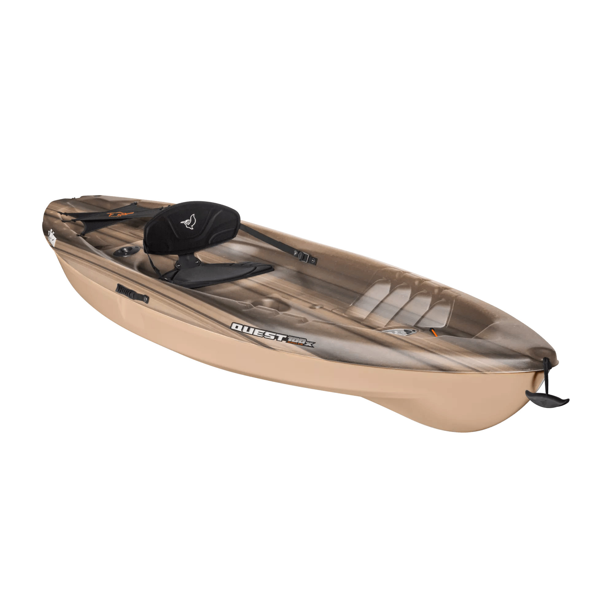 PELICAN - Quest 100X Angler Fishing Kayak - Black - KVF10P160 - 