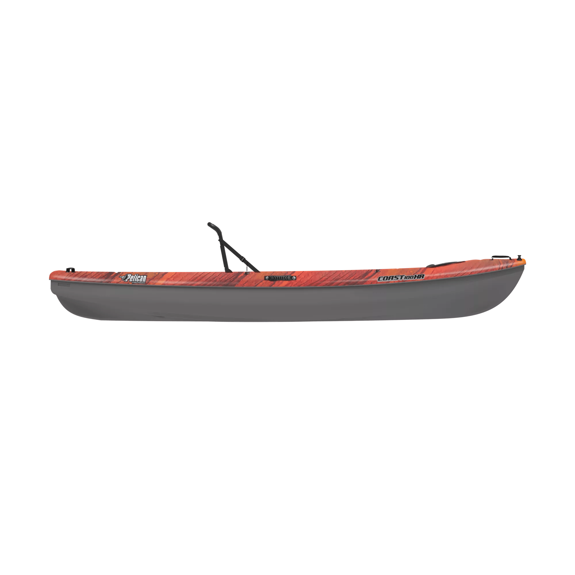 PELICAN - Coast 100XR SOT Recreational Kayak - Yellow - KBP10P104 - SIDE