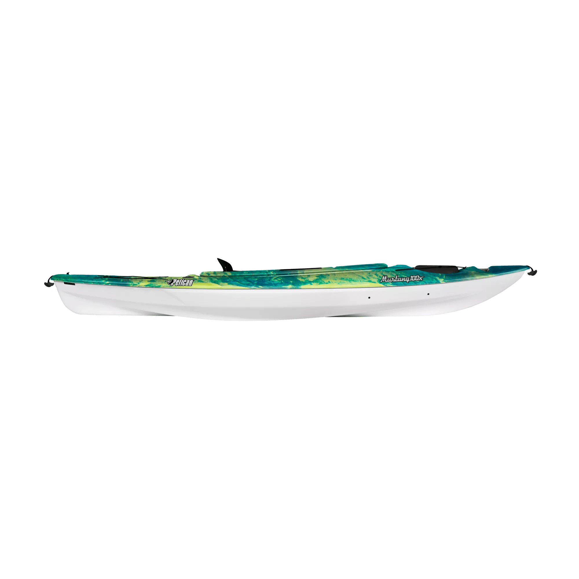 PELICAN - Mustang 100X Recreational Kayak - Blue - KYF10P102 - SIDE