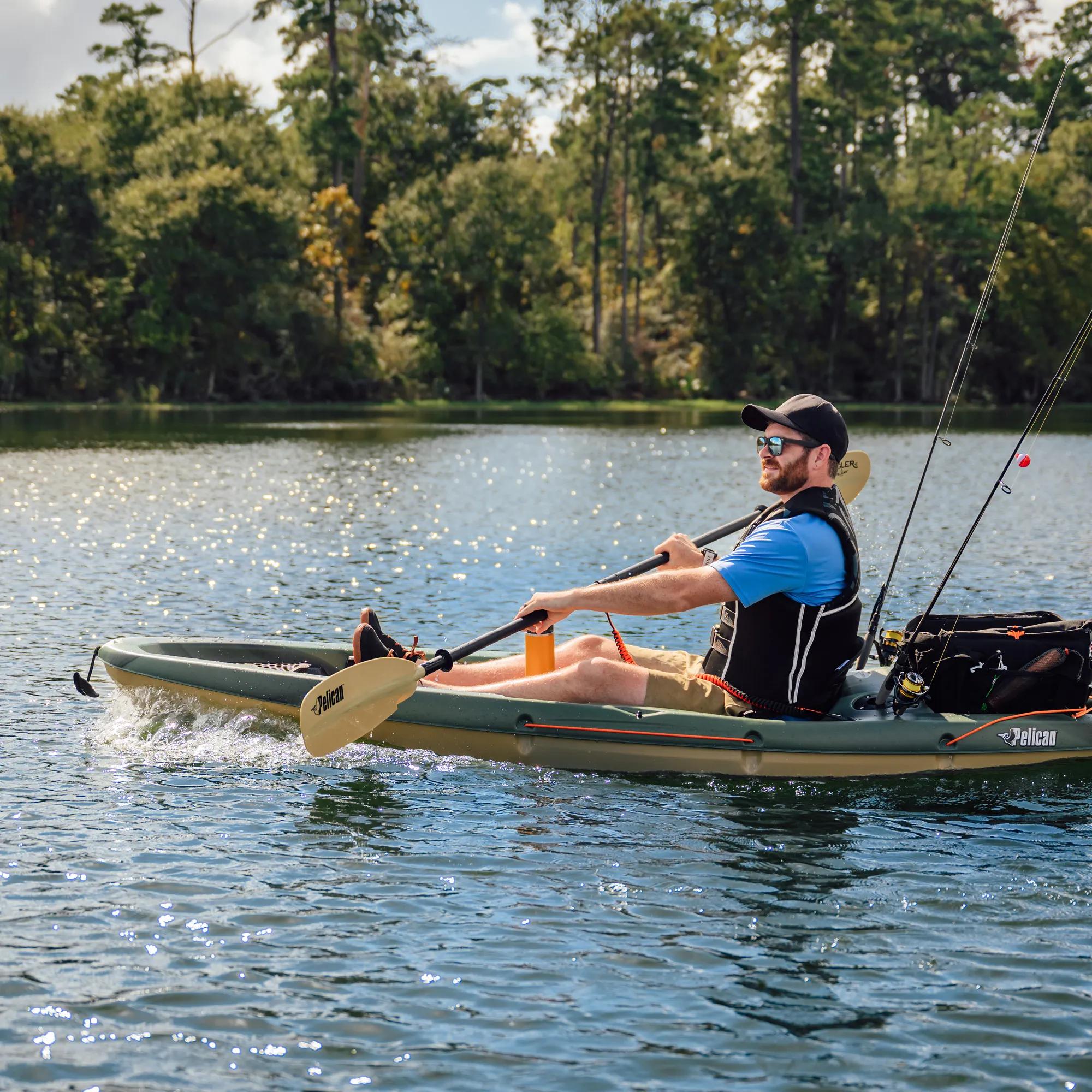 PELICAN - Poseidon Angler Fishing Kayak Paddle 250 cm (98.5") - Beige - PS1129-00 - LIFE STYLE 1