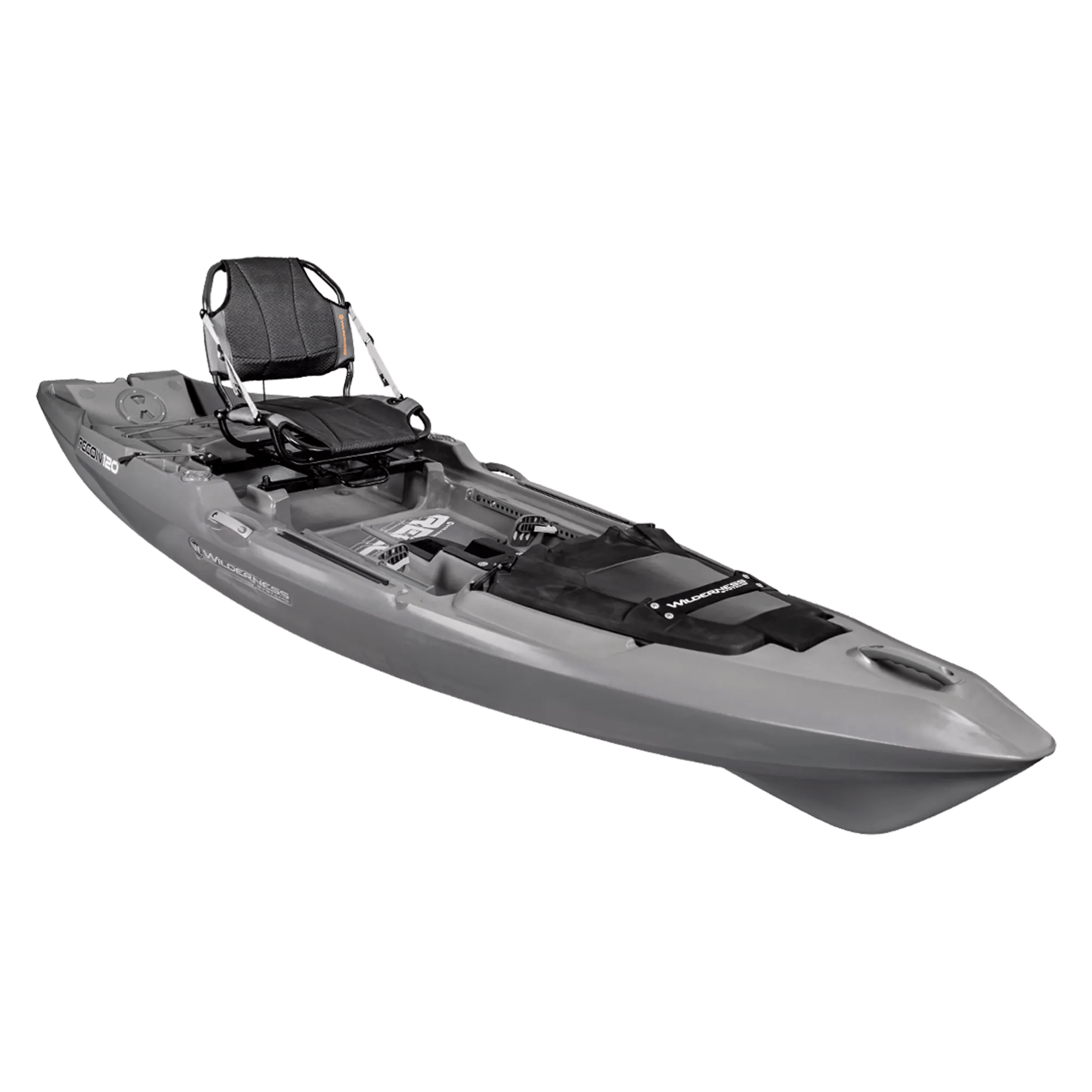 WILDERNESS SYSTEMS - Recon 120 Fishing Kayak - Discontinued color/model - Grey - 9751100153 - ISO 