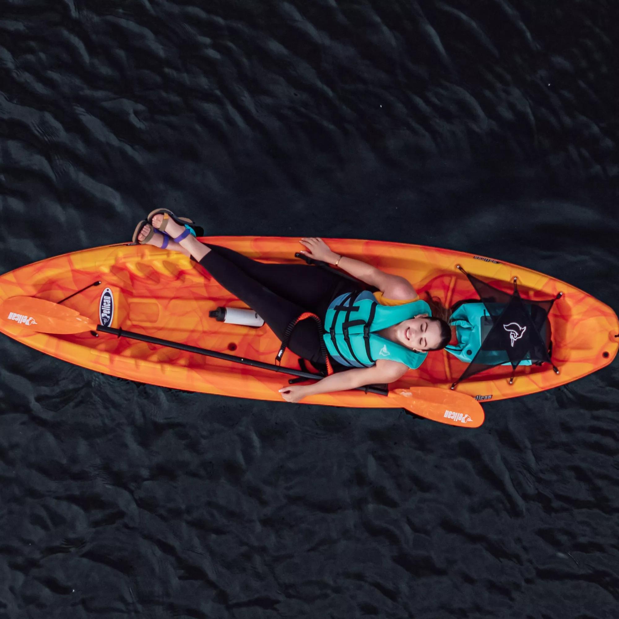 PELICAN - Sentinel 100X Recreational Kayak - Discontinued color/model - Yellow - KVF10P100-00 - LIFE STYLE 2