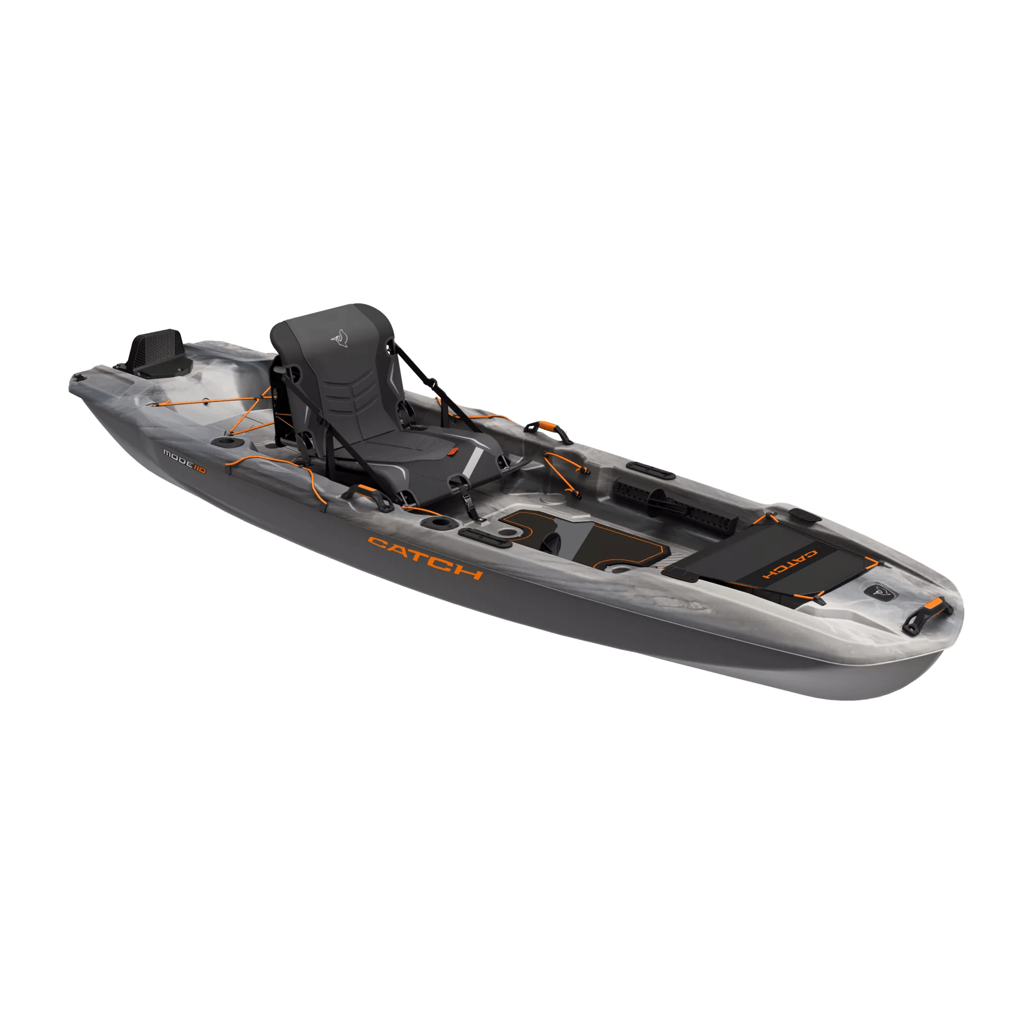 PELICAN - Catch Mode 110 TR Fishing Kayak - Grey - MIF11P104-00 - ISO 