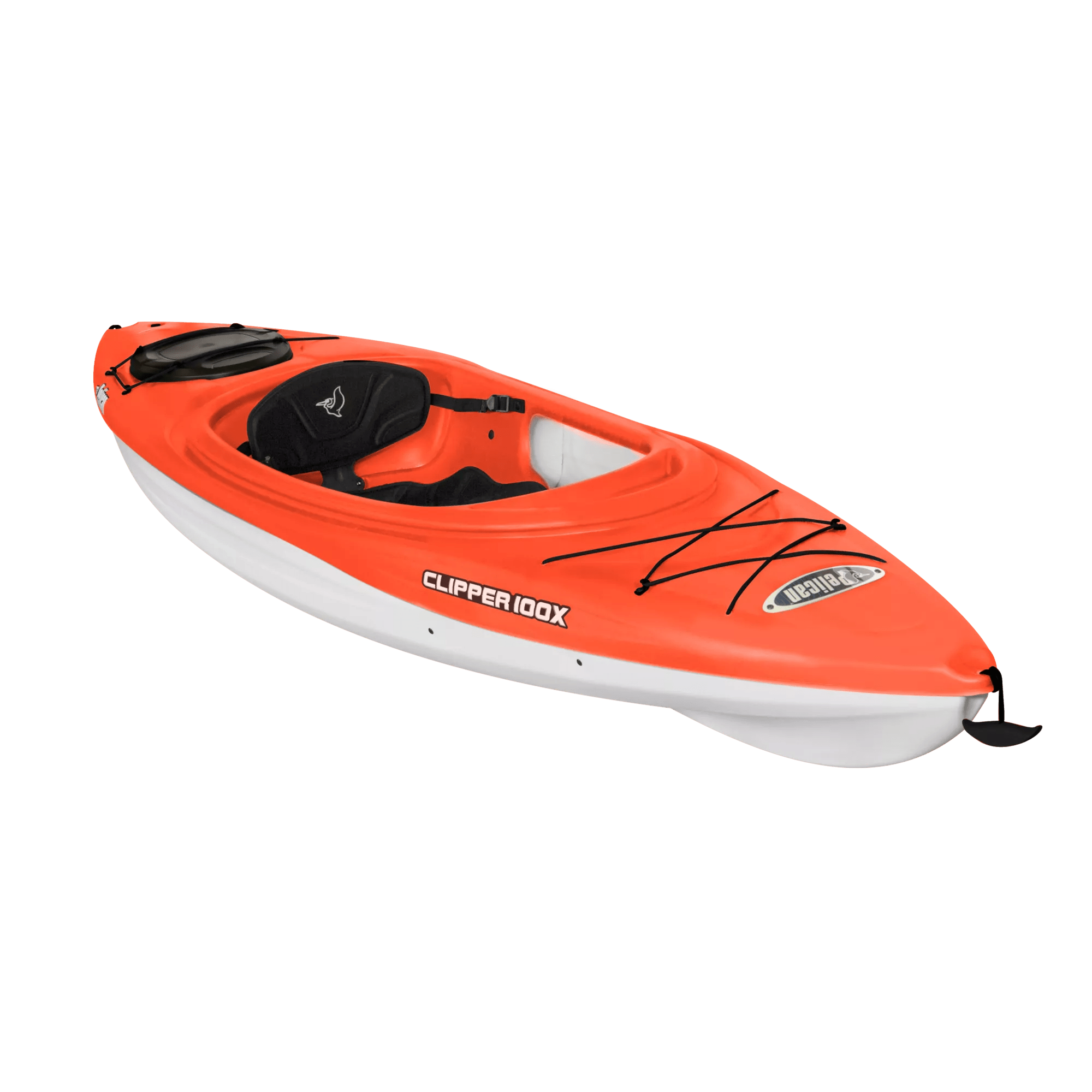 Pelican Tailwind 100x Kayak with Accessories, 1-Person, Orange