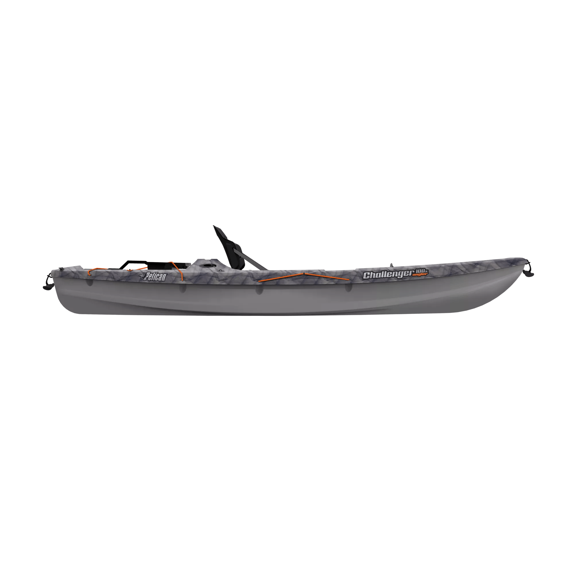 PELICAN - Kayak de pêche Challenger 100X Angler - Black - MBF10P304 - SIDE