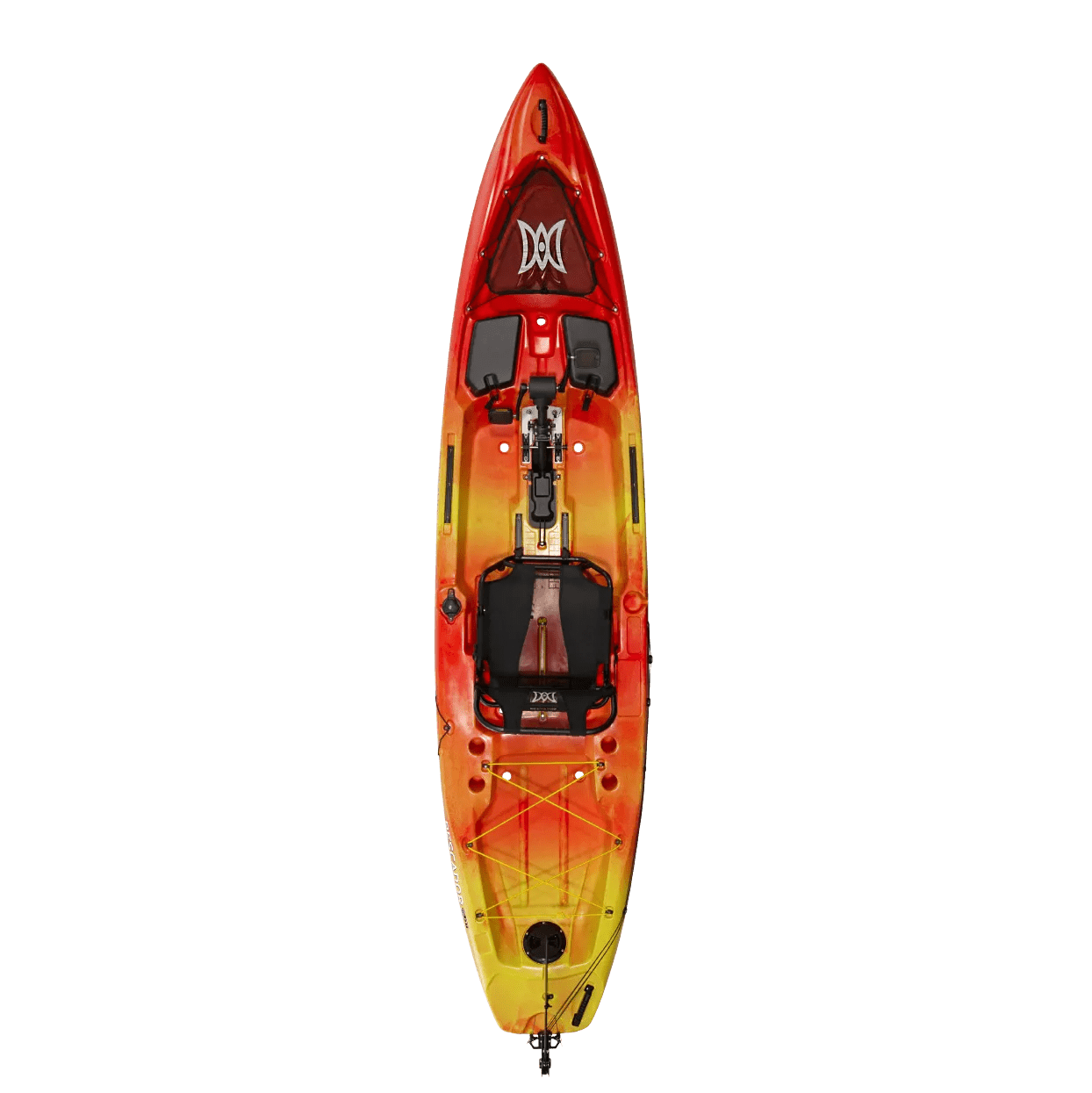 PERCEPTION - Kayak de pêche Pescador Pilot 12.0 - Red - 9351587042 - TOP