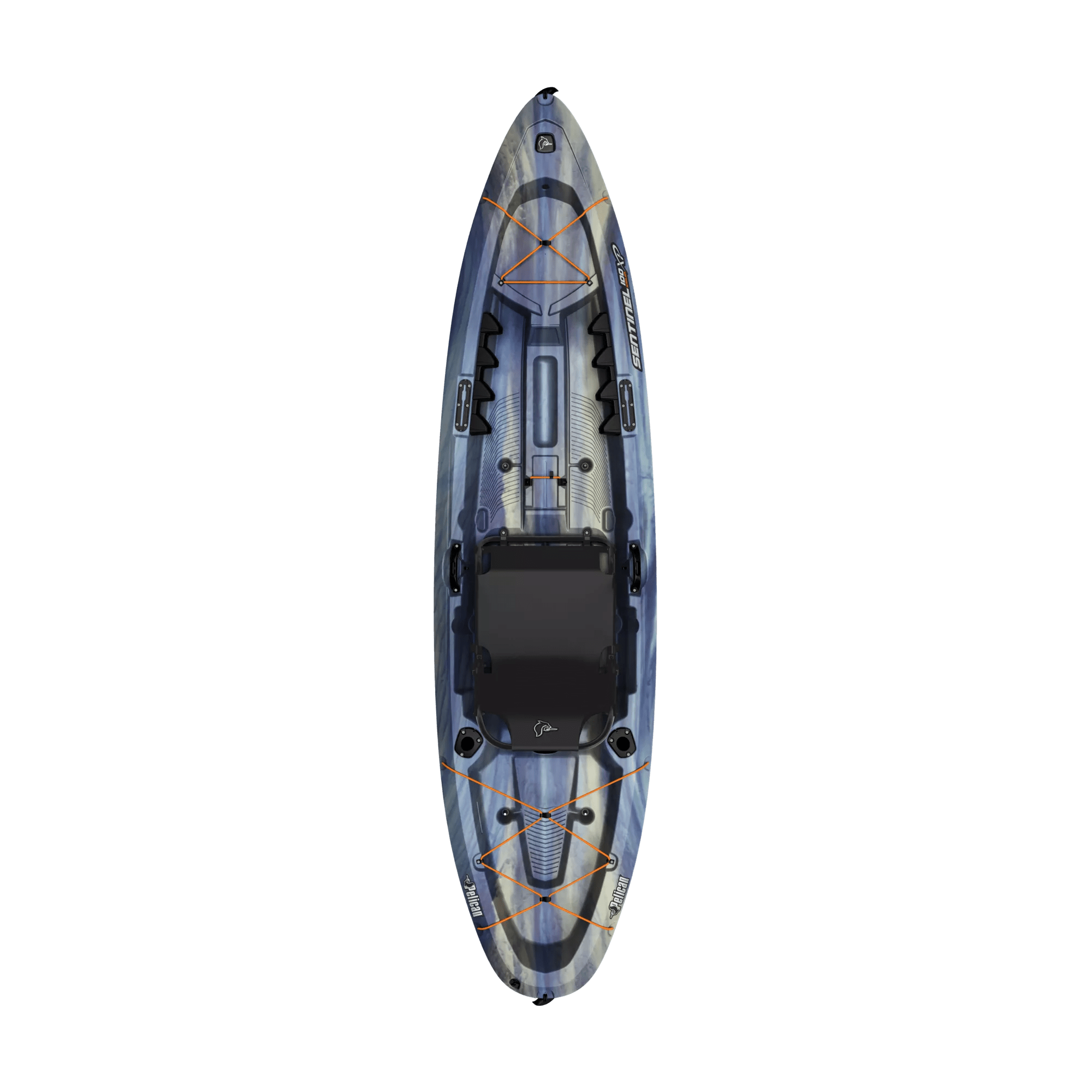 PELICAN - Sentinel 100XP Angler Fishing Kayak - Blue - MGF10P203-00 - TOP