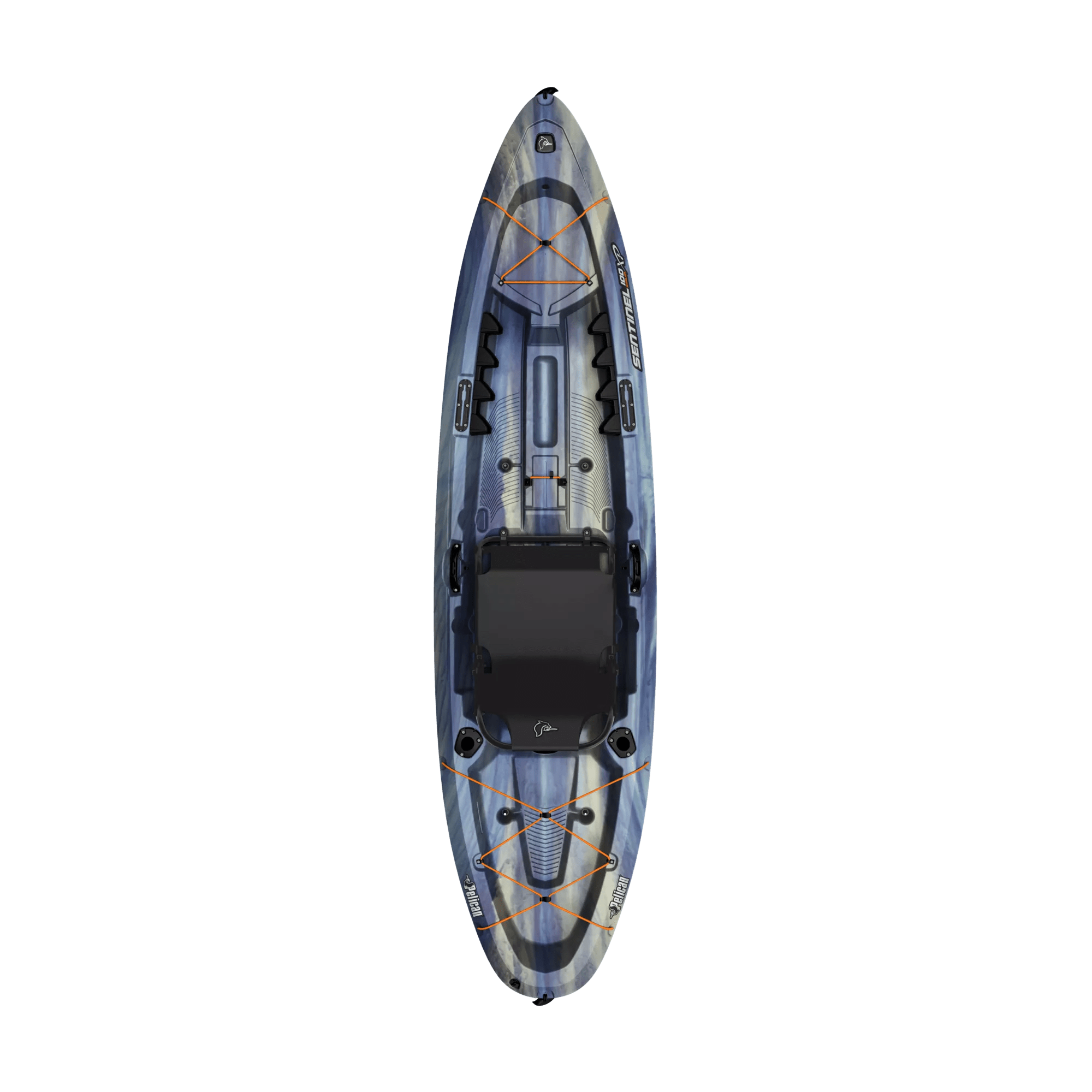 PELICAN - Kayak de pêche Sentinel 100XP Angler - Blue - MGF10P203-00 - TOP