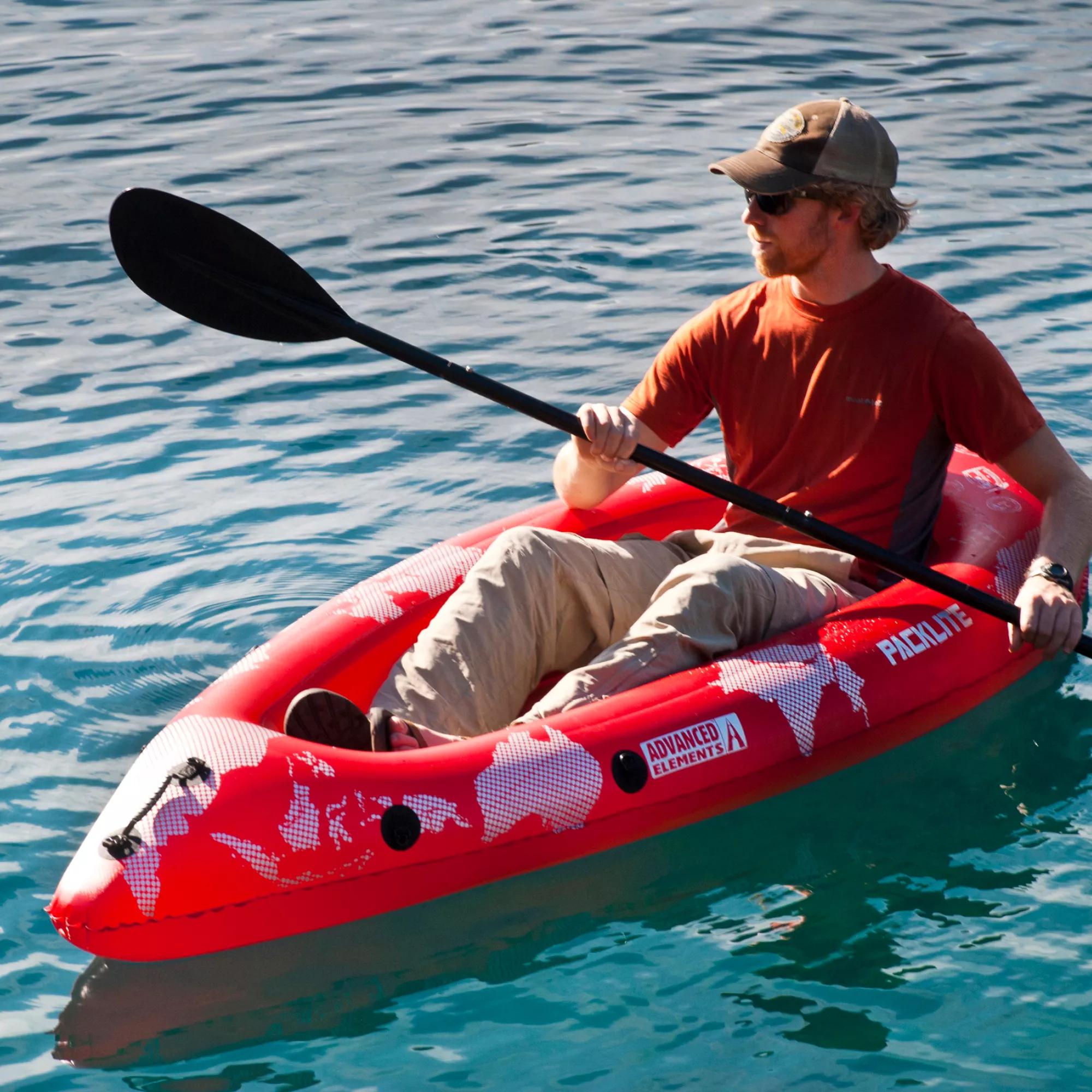 ADVANCED ELEMENTS - PackLite™ Recreational Kayak with Pump - Red - AE3021-R-P - LIFE STYLE 3