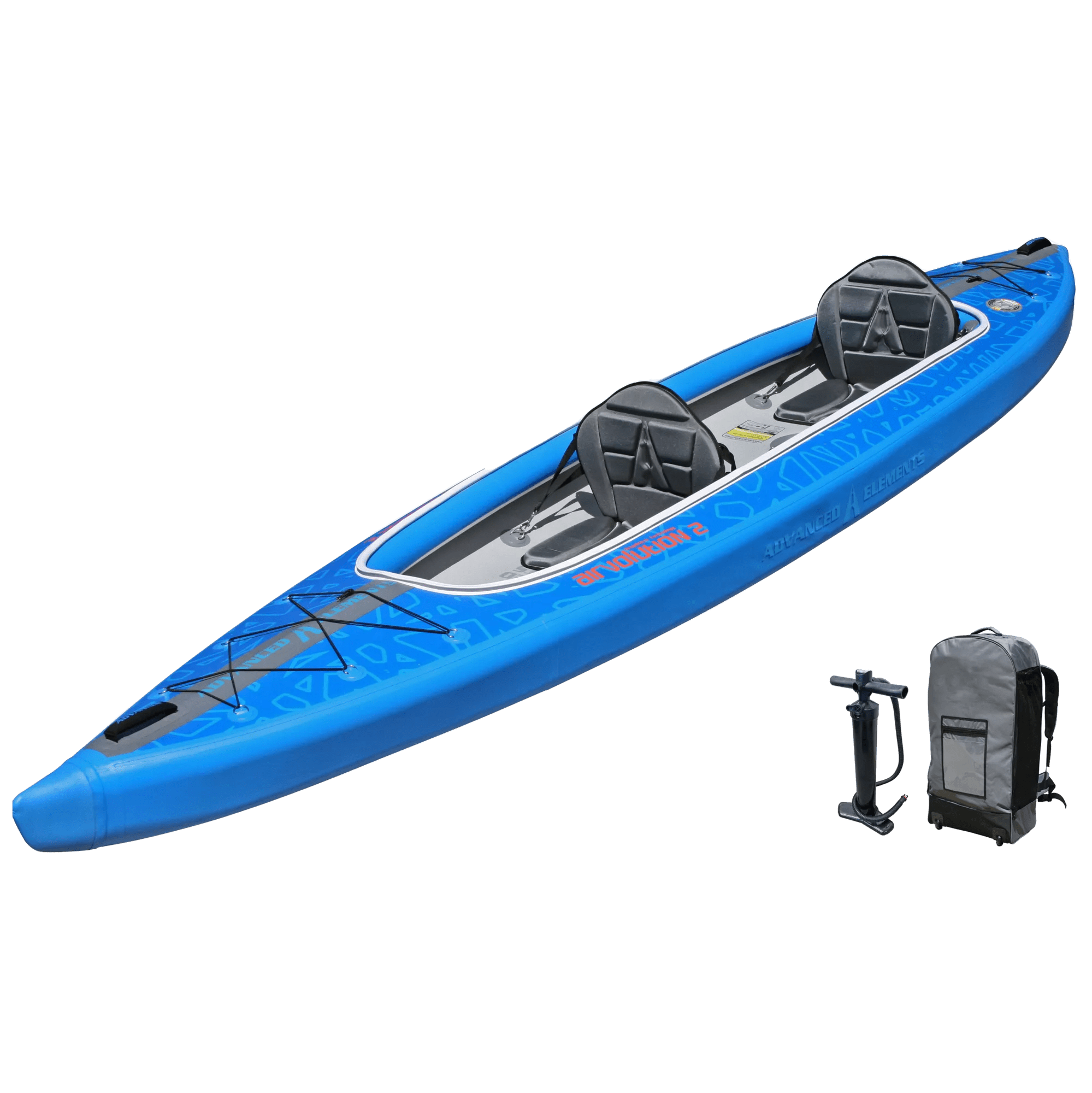 ADVANCED ELEMENTS - AirVolution2™ Recreational Kayak with Pump - Grey - AE3030 - ISO 