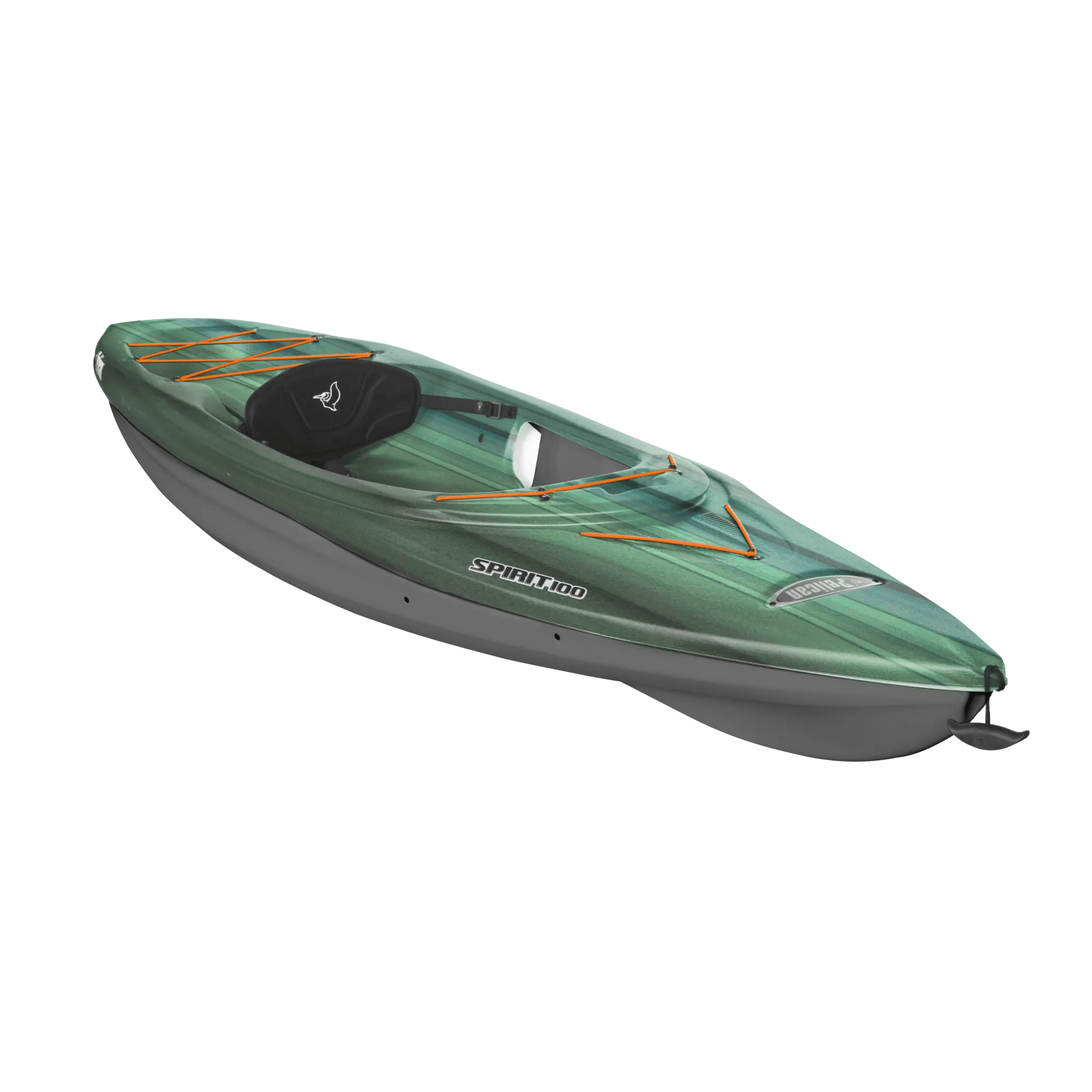 PELICAN - SPIRIT 100 Recreational Kayak - Grey - KSF10P205 - ISO