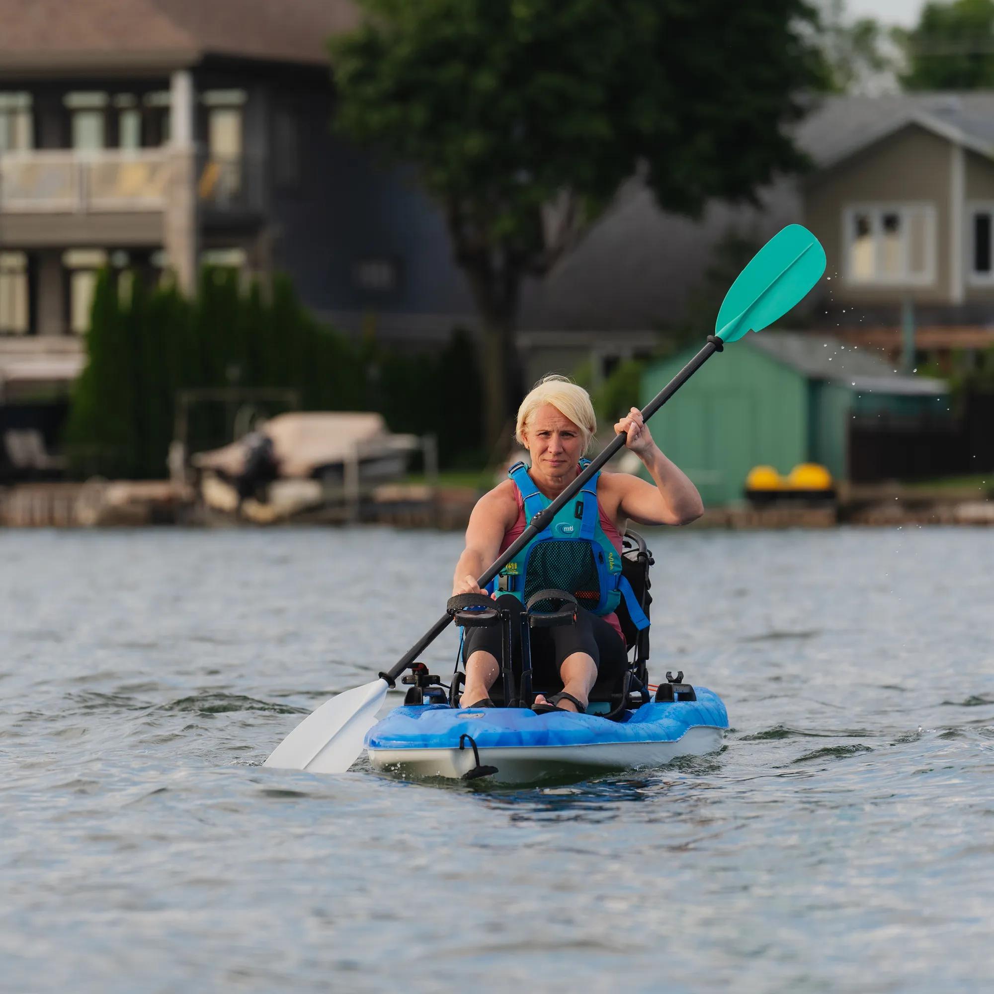 PELICAN - Symbiosa Adjustable Kayak Paddle 230-240 cm (90.5"-94.4") - Blue - PS1972-00 - LIFE STYLE 1