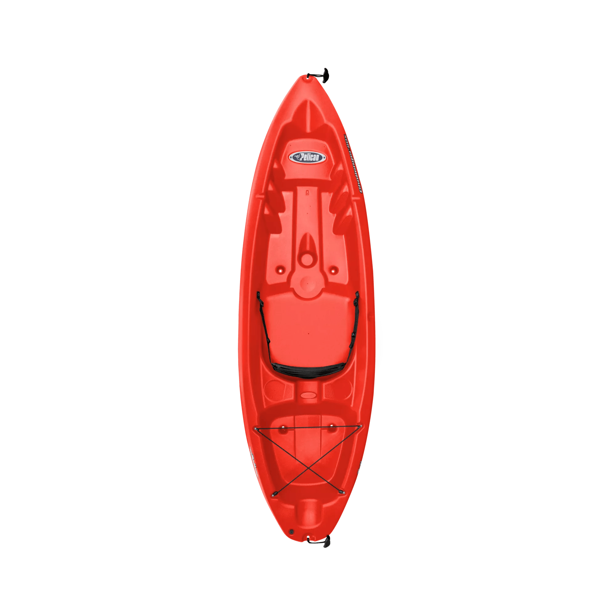 PELICAN - Challenger 80X Recreational Kayak - Red - KVA08P103 - TOP