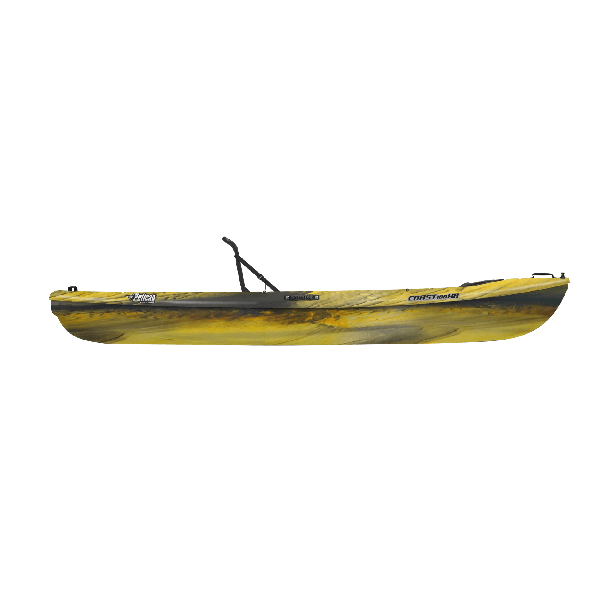 PELICAN - Coast 100XR Recreational Kayak - Yellow - KBP10P500 - SIDE