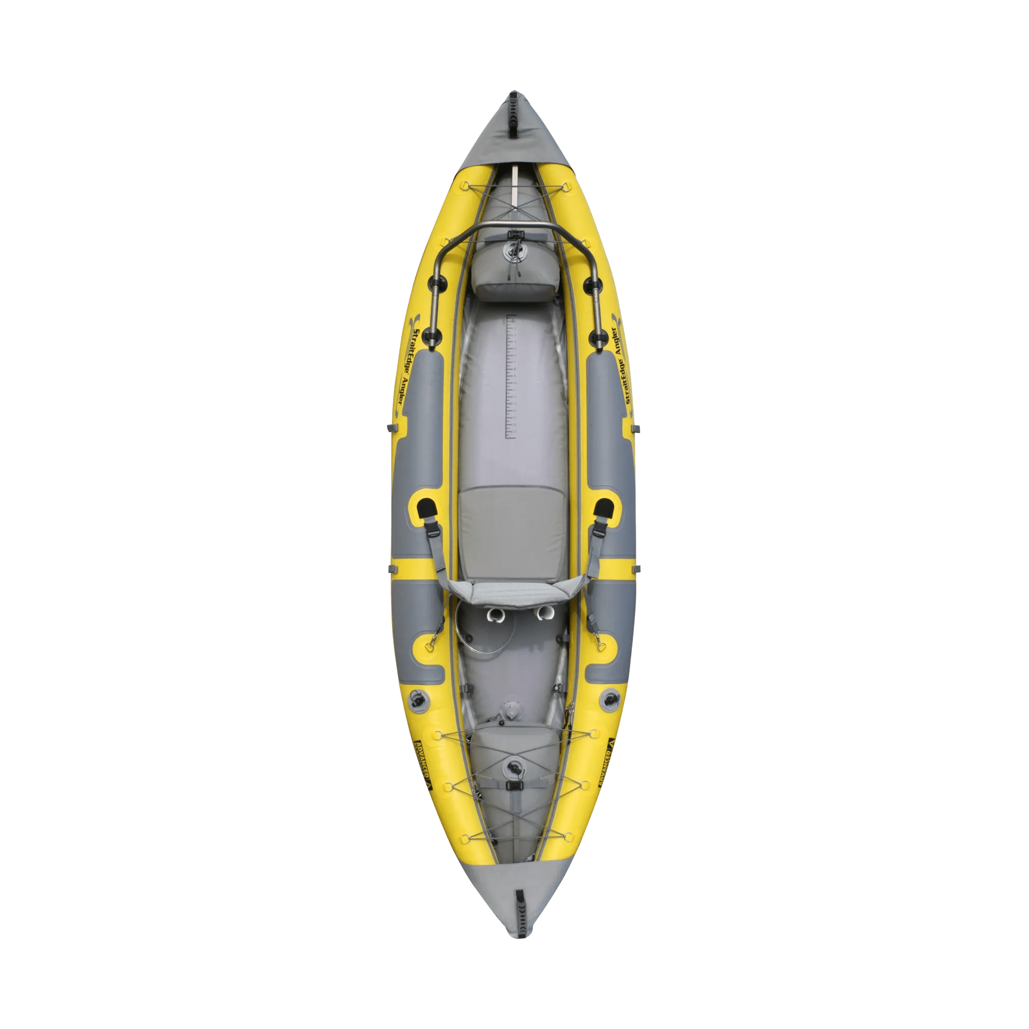 ADVANCED ELEMENTS - StraitEdge™ Angler Fishing Kayak with Pump - Yellow - AE1006-ANG-P - TOP