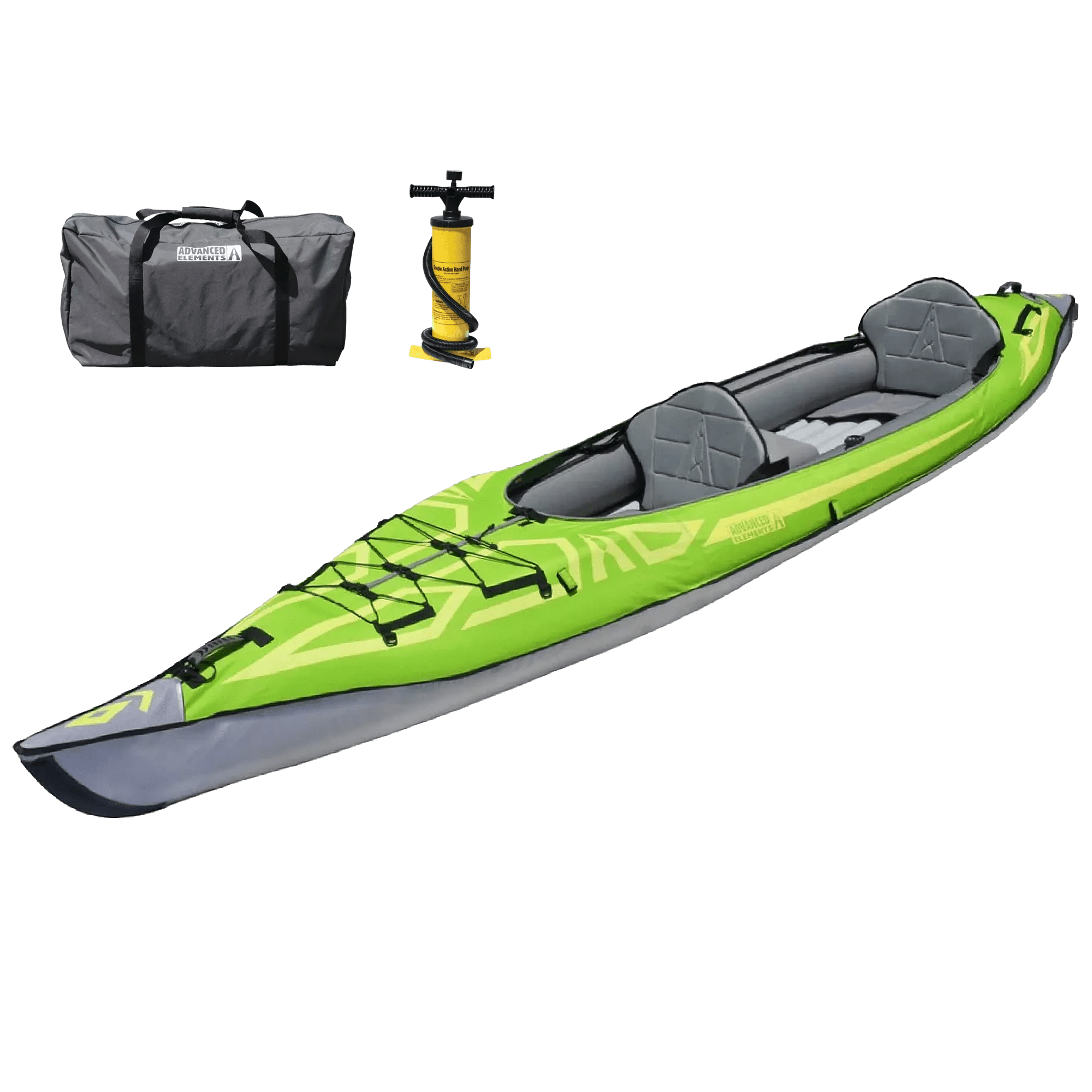 ADVANCED ELEMENTS - AdvancedFrame™ Convertible Kayak with Pump - Green - AE1007-G-P - 