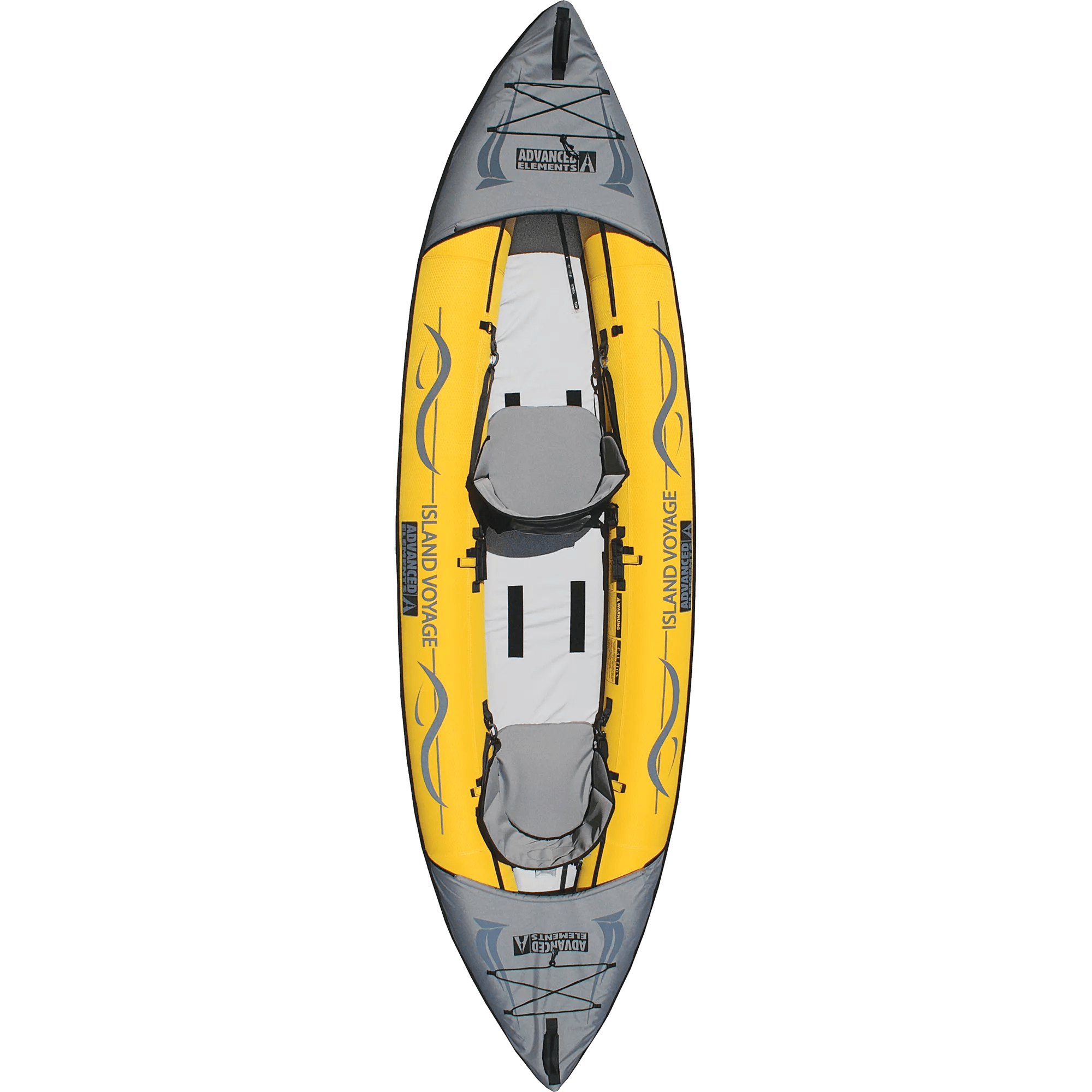ADVANCED ELEMENTS - Island Voyage™ 2 Recreational Kayak with Pump - Yellow - AE3023-Y-P - TOP