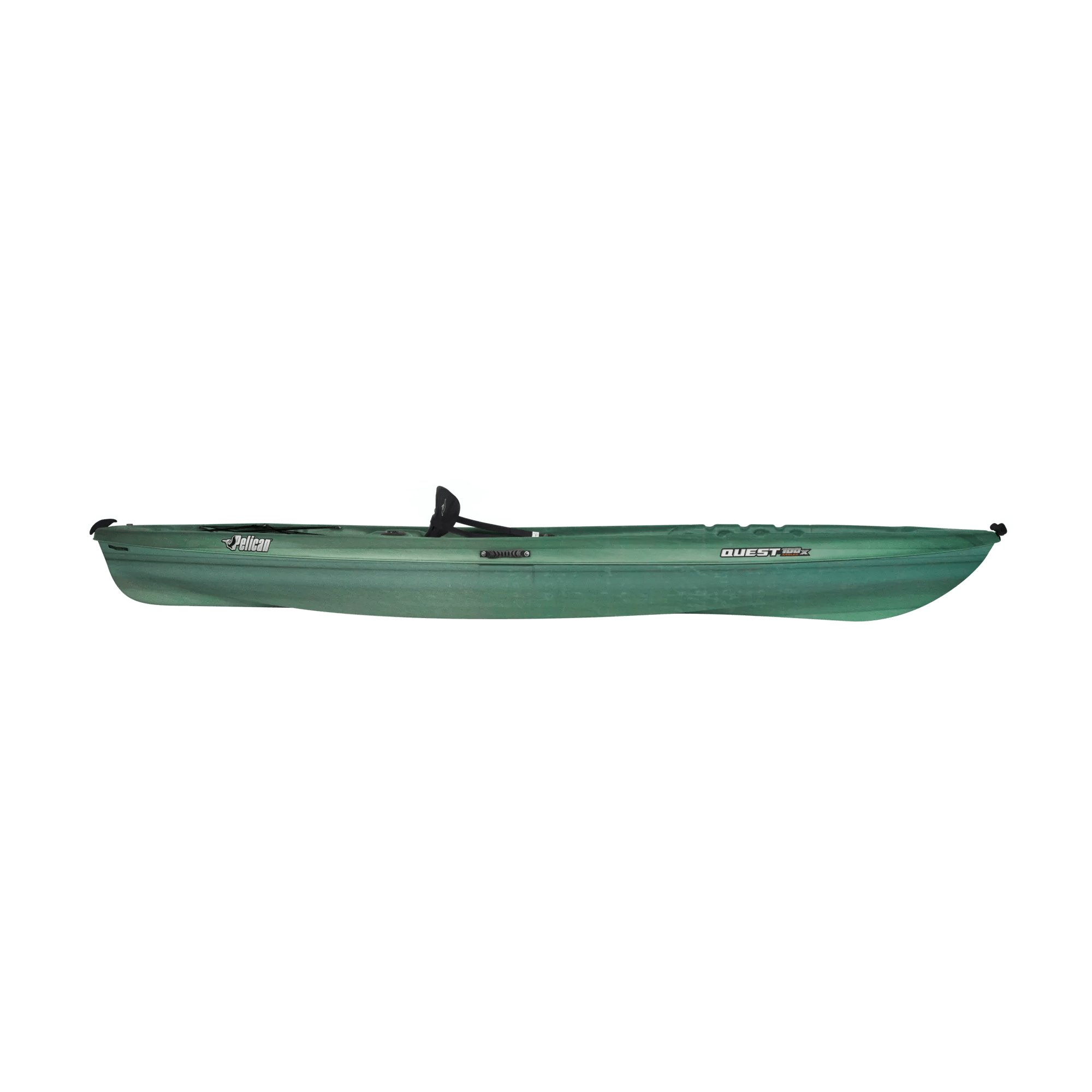 PELICAN - Kayak de pêche Quest 100X Angler - Grey - KVF10P150 - SIDE