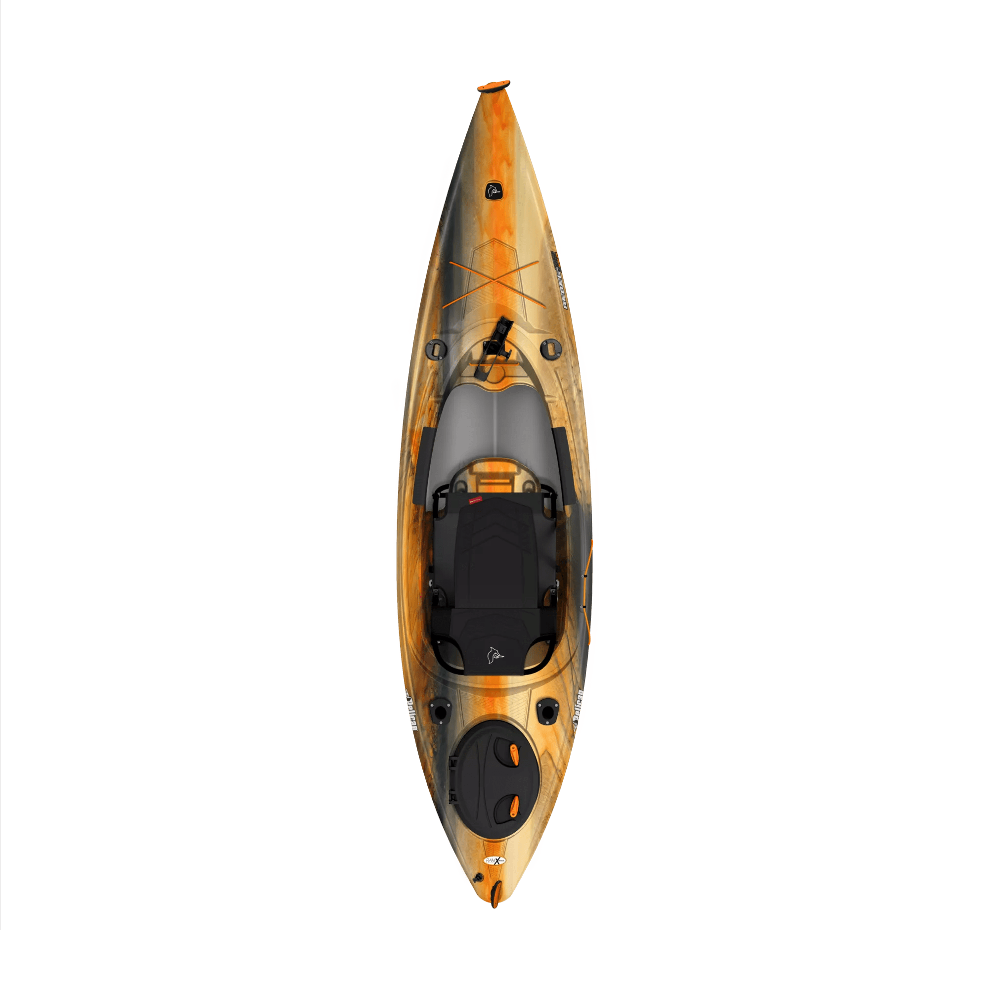 PELICAN - Rebel 100XR Angler Fishing Kayak - Beige - MDP10P700 - TOP
