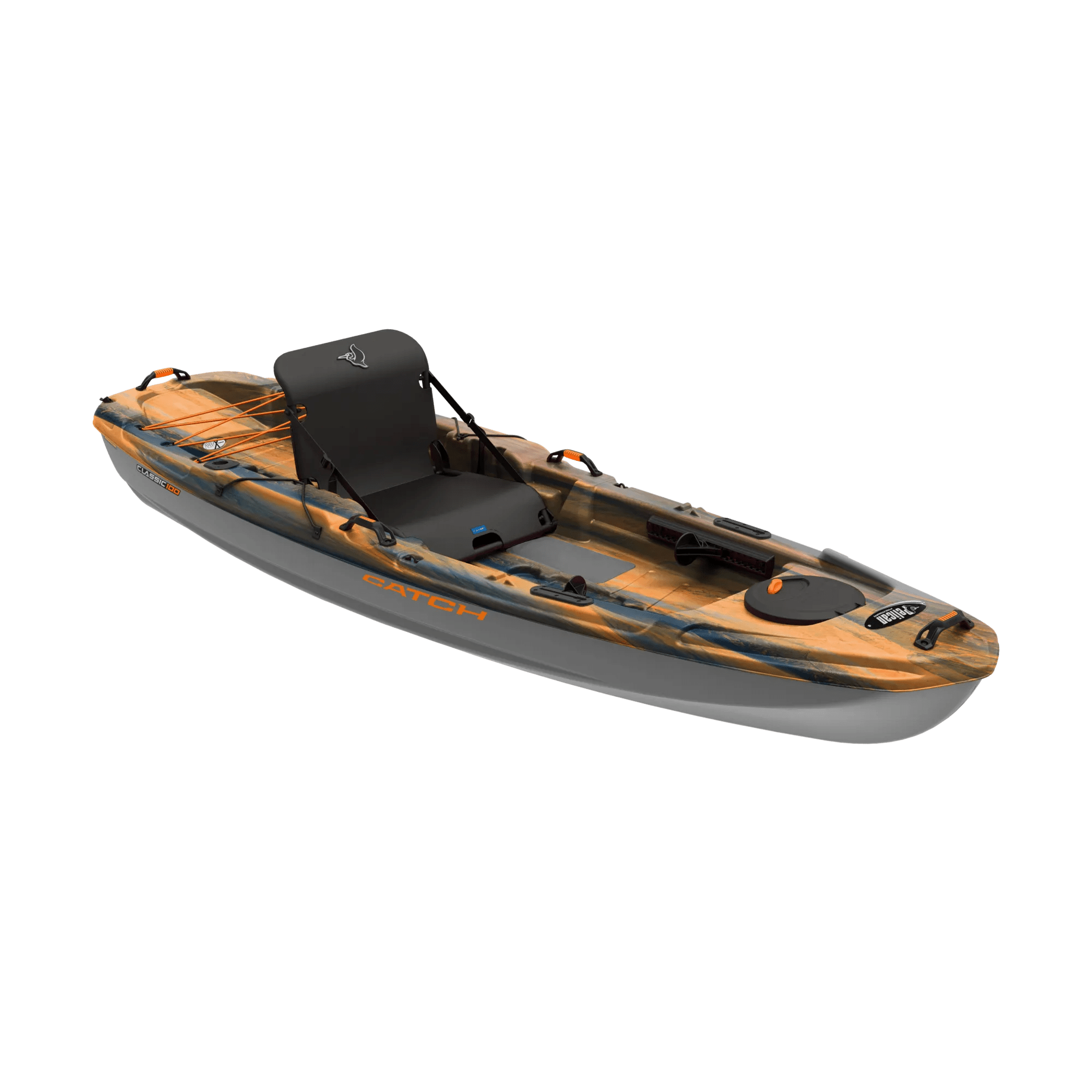 PELICAN - Catch Classic 100 Fishing Kayak - Orange - KRP10P405 - ISO