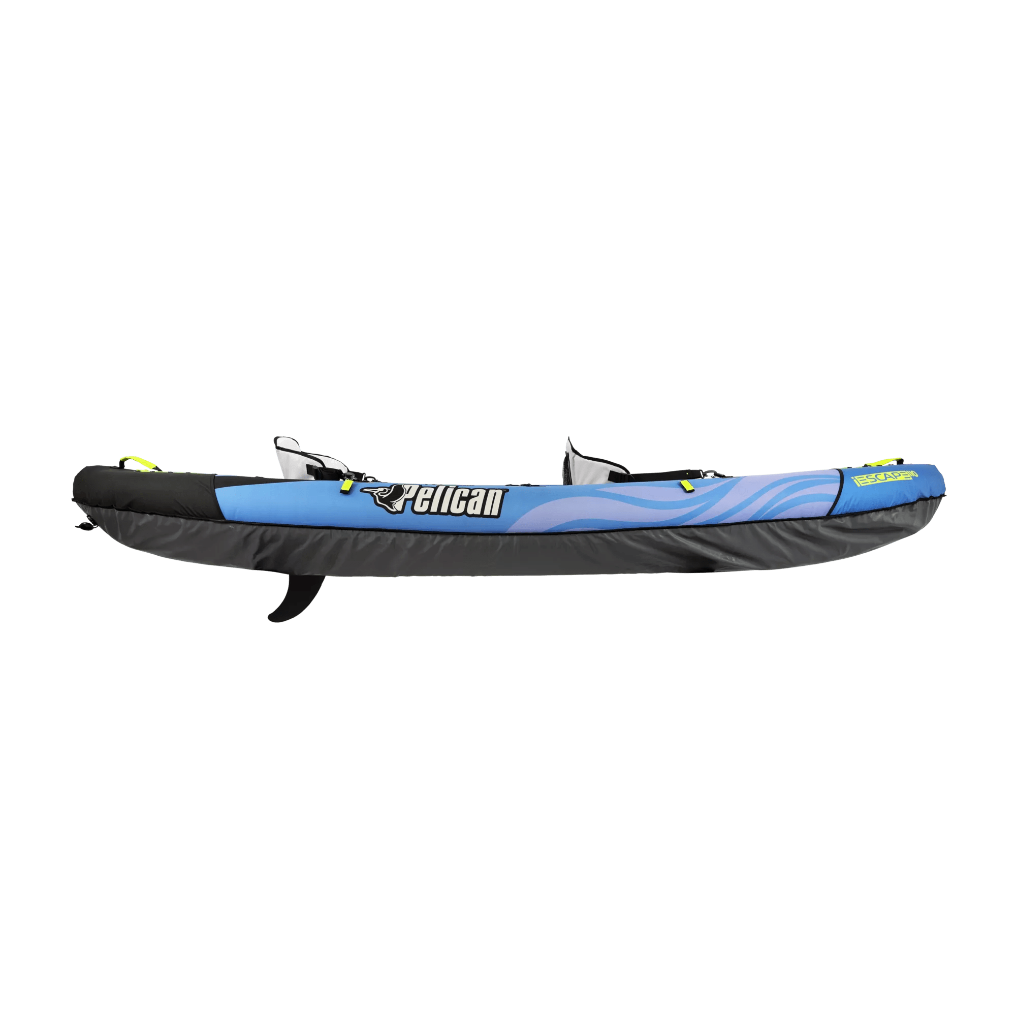 PELICAN - Convertible Inflatable Tandem Kayak iESCAPE 110 - Blue - MMG11P104 - SIDE
