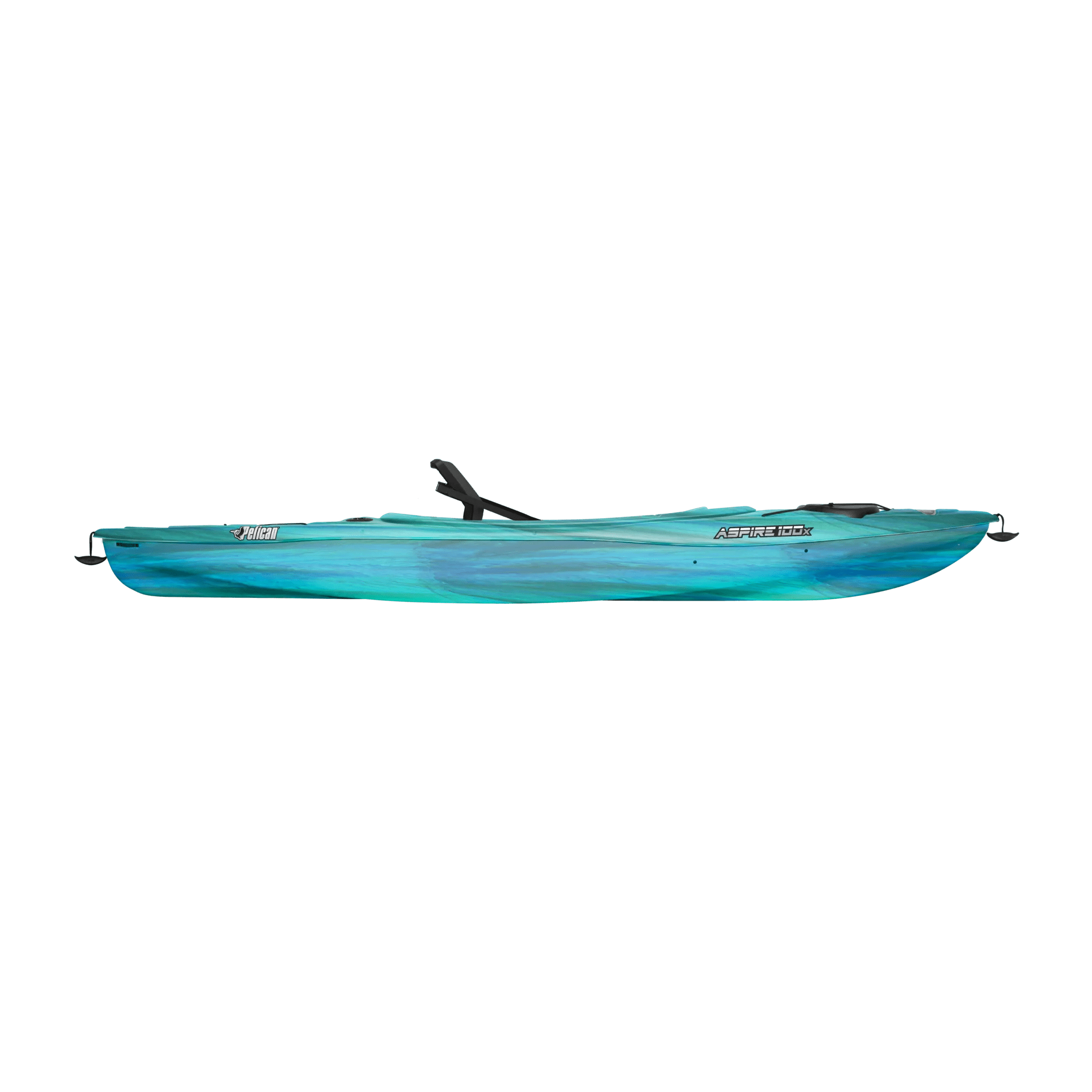 PELICAN - ASPIRE 100X Fishing Kayak - White - KFF10P305 - SIDE