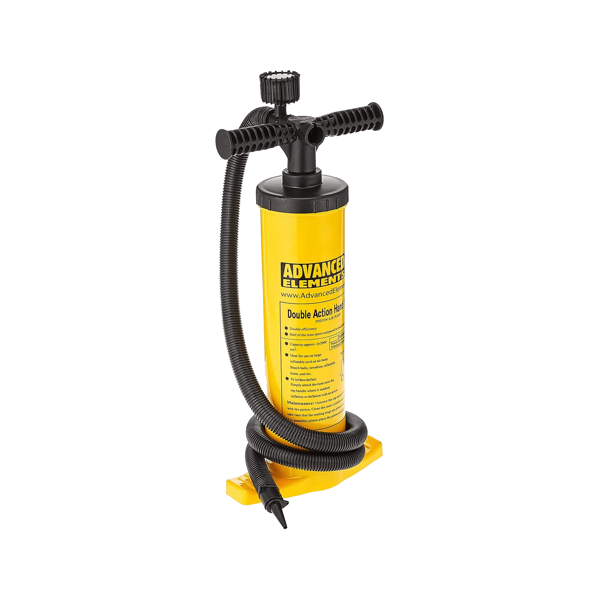 ADVANCED ELEMENTS - Double-Action Hand Pump for low-pressure inflatables - Black - AE2011 - SIDE