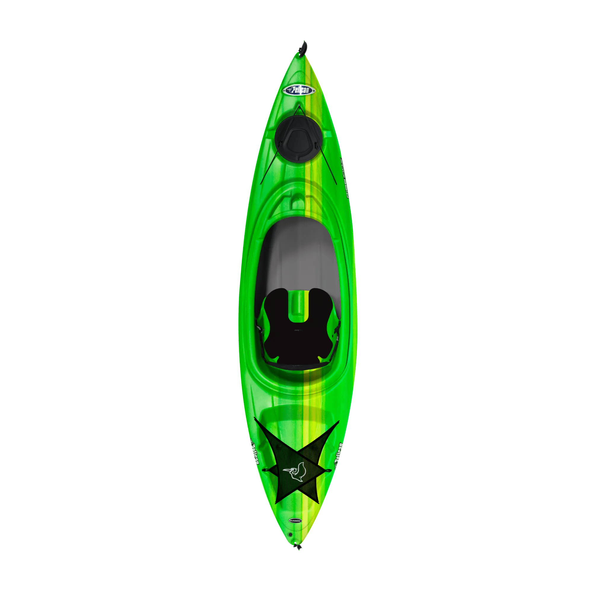 PELICAN - Rise 100X Recreational Kayak - Green - KFF10P120 - TOP