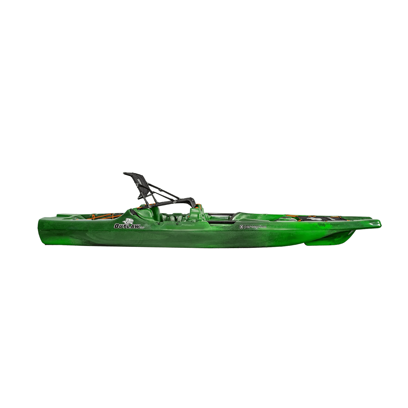 PERCEPTION - Kayak de pêche Outlaw 11.5 - Green - 9351810031 - SIDE